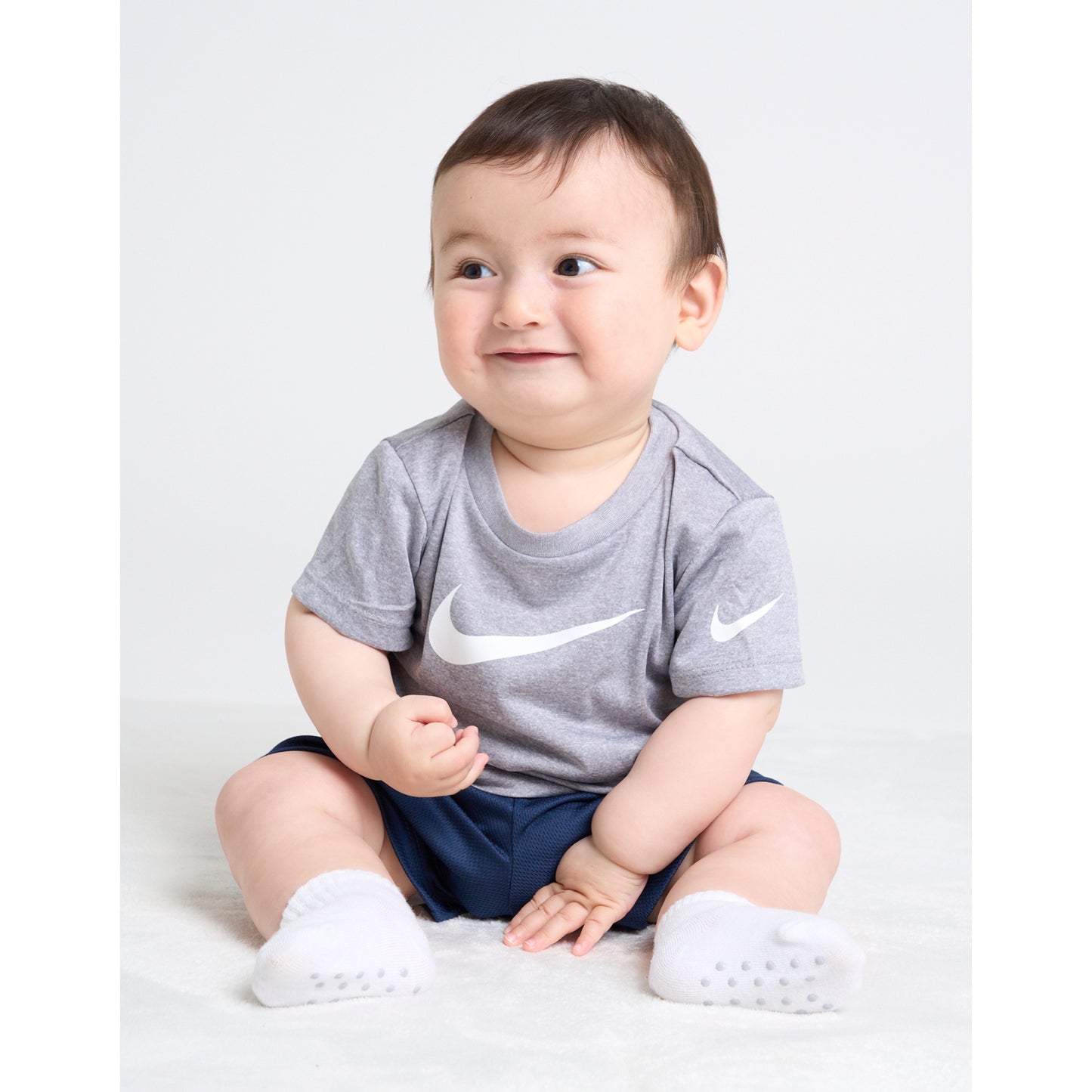 ベビー(80-90cm) セット商品 NIKE(ナイキ) NKB SWOOSH SS TEE & SHORT SET