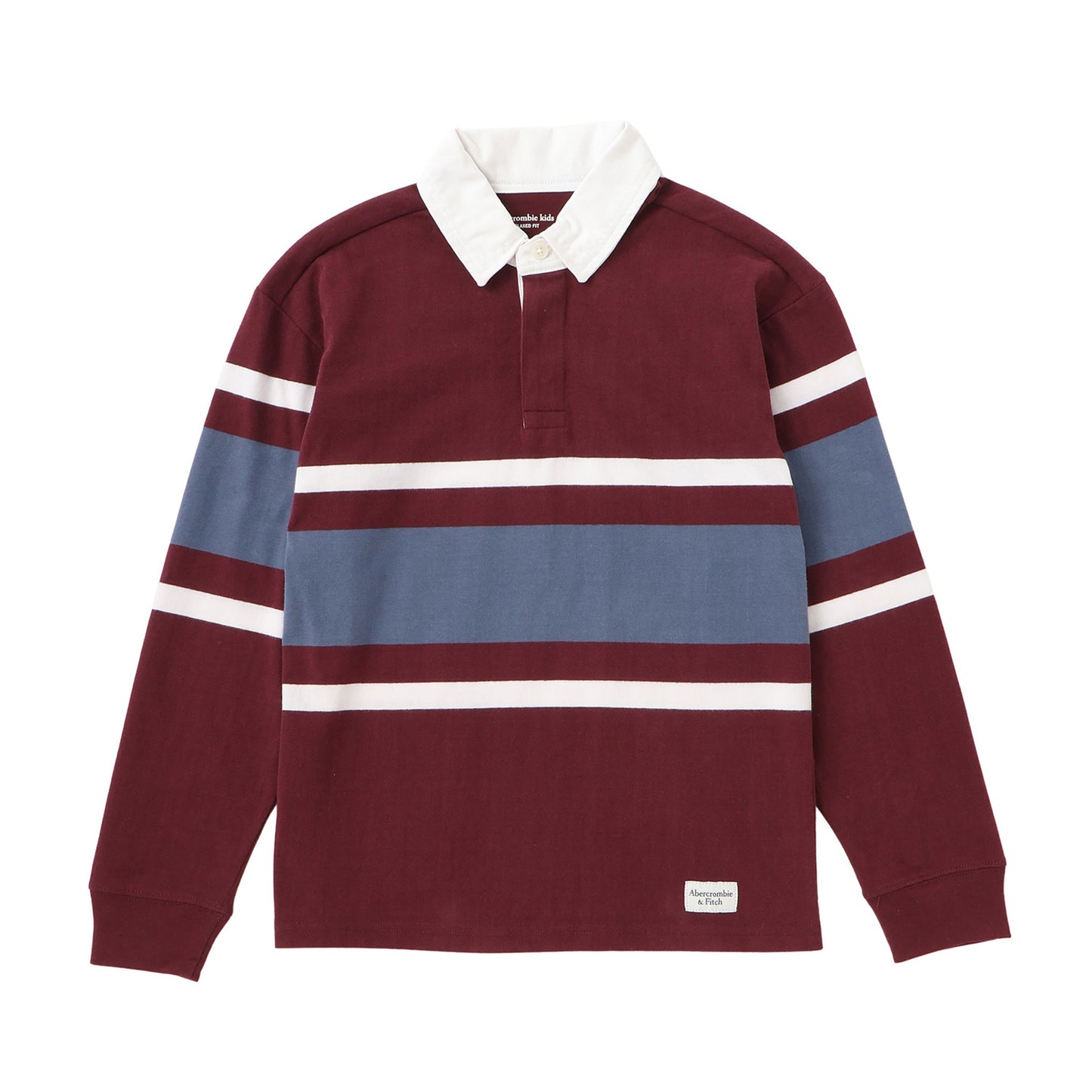 【110-170cm】 Tシャツ A&F(アバクロンビー&フィッチ) AFB LONG SLEEVE RUGBY POLO