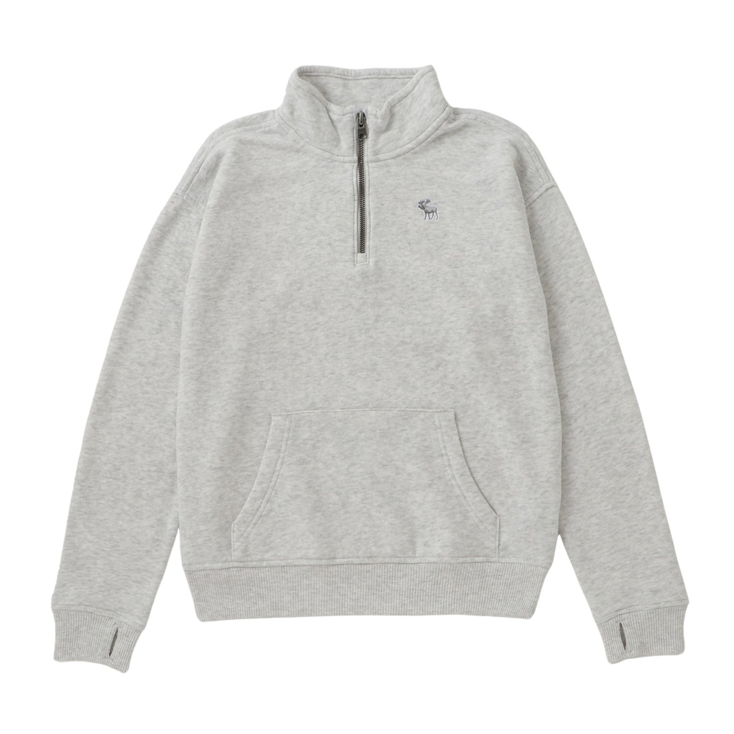 【110-170cm】 トレーナー/パーカー A&F(アバクロンビー&フィッチ) AFB ESSENTIAL 1/4 ZIP MOCK NEC
