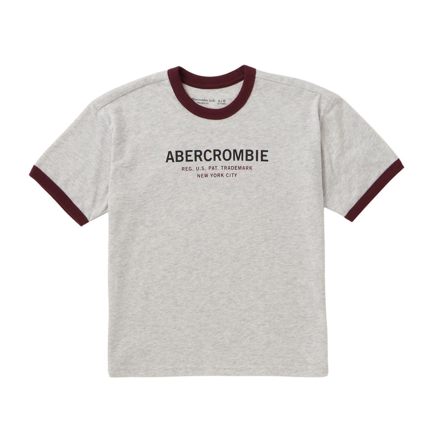 【110-170cm】 Tシャツ A&F(アバクロンビー&フィッチ) AFB ABERCROMBIE RINGER TEE