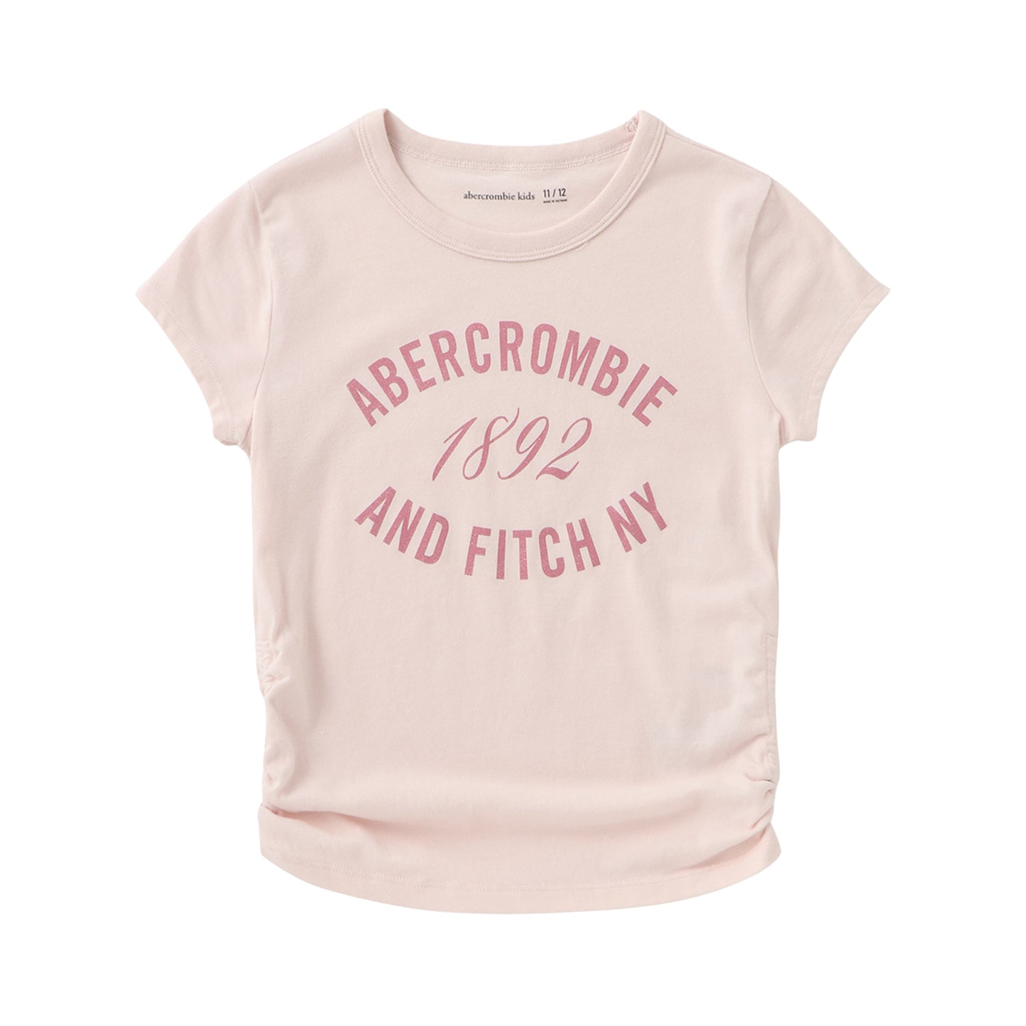 【110-170cm】 Tシャツ A&F(アバクロンビー&フィッチ) AFG ANF 1892 RUCHED TEE