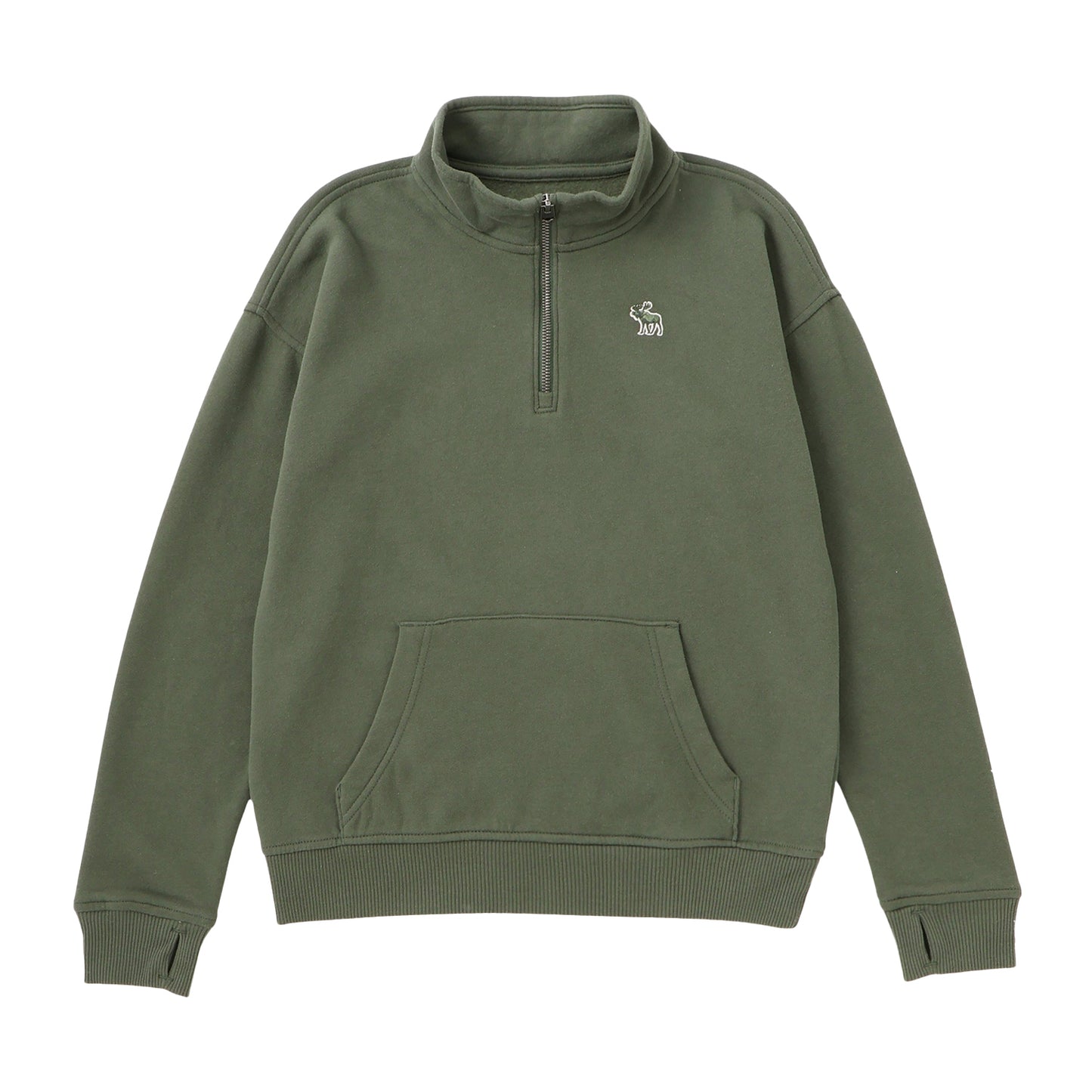 【110-170cm】 トレーナー/パーカー A&F(アバクロンビー&フィッチ) AFB ESSENTIAL 1/4 ZIP MOCK NEC