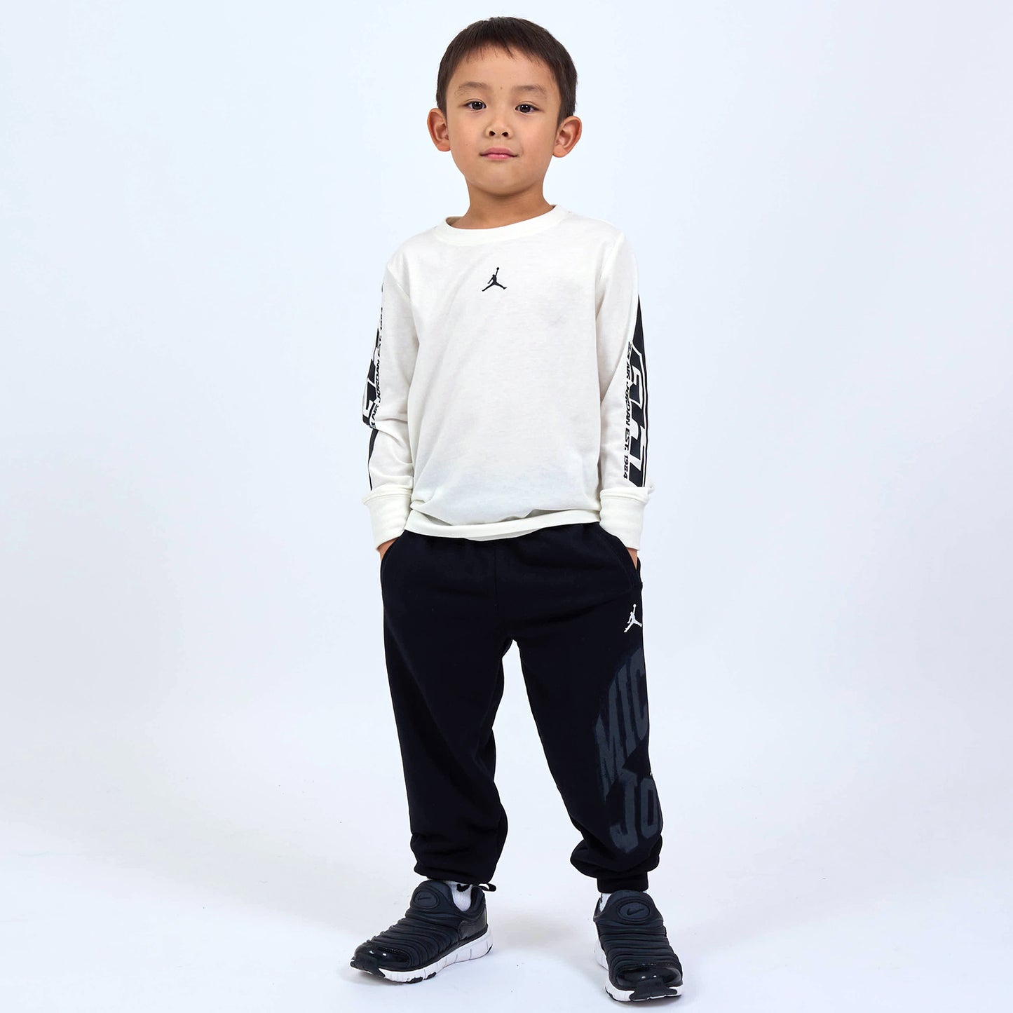 キッズ(105-120cm) Tシャツ JORDAN(ジョーダン) JDB MVP FLIGHT SLEEVE LS TEE