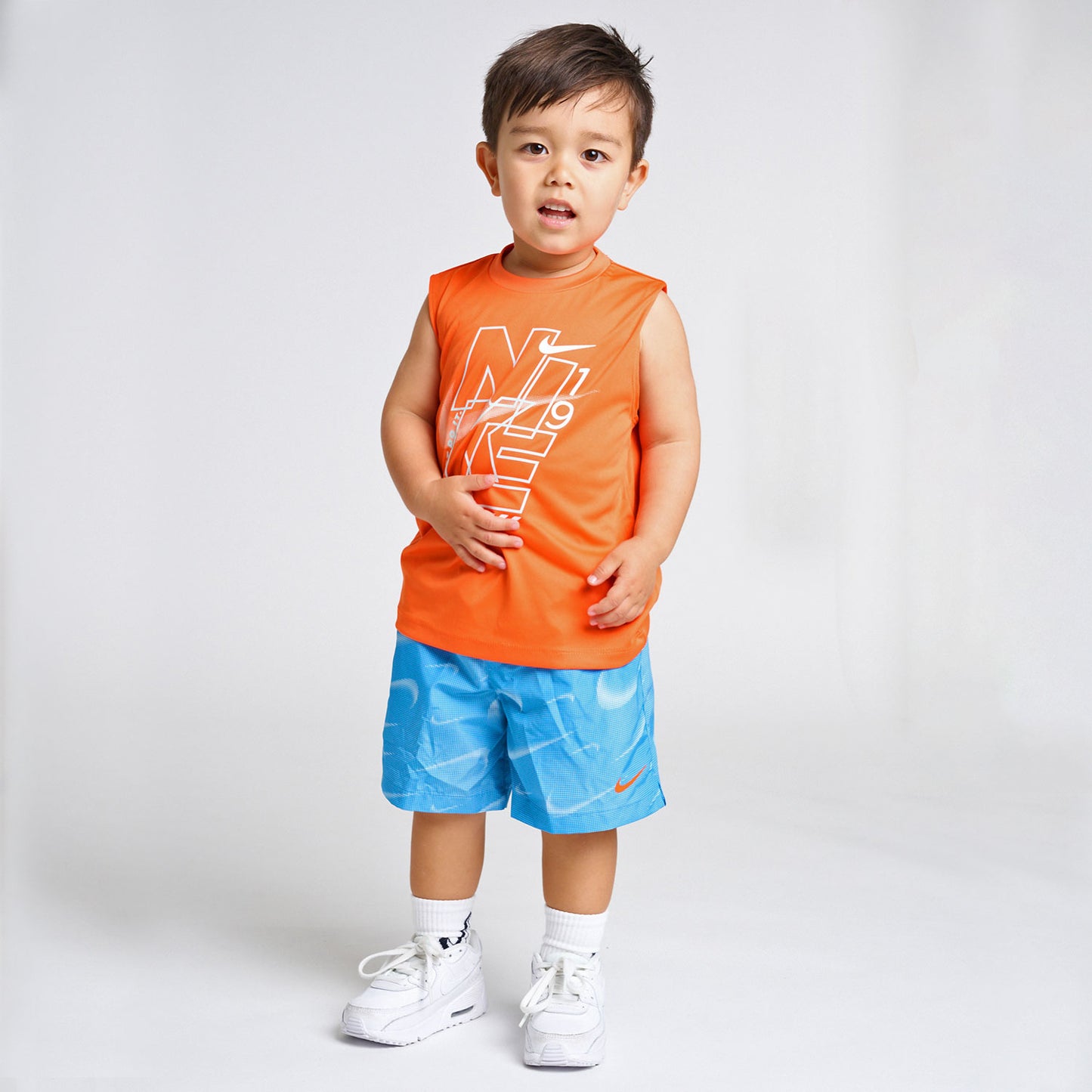 トドラー(90-100cm) Tシャツ NIKE(ナイキ) NKB STACK'EM UP MUSCLE TEE