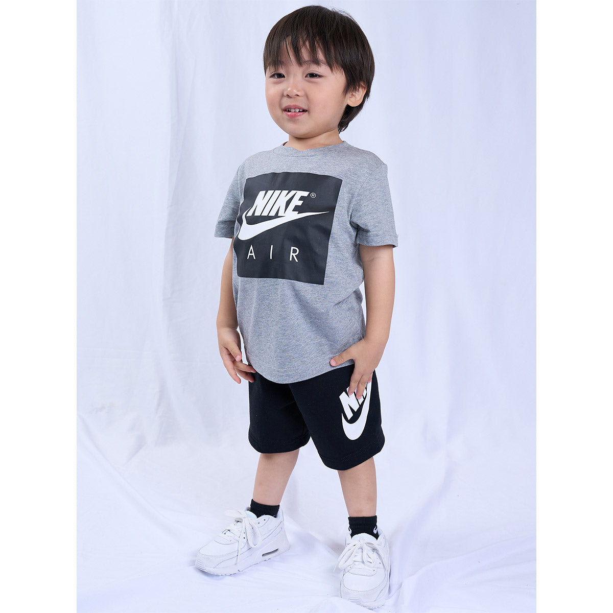 トドラー(90-100cm) セット商品 NIKE(ナイキ) NKB NIKE AIR SQUARE SS SHRTSET