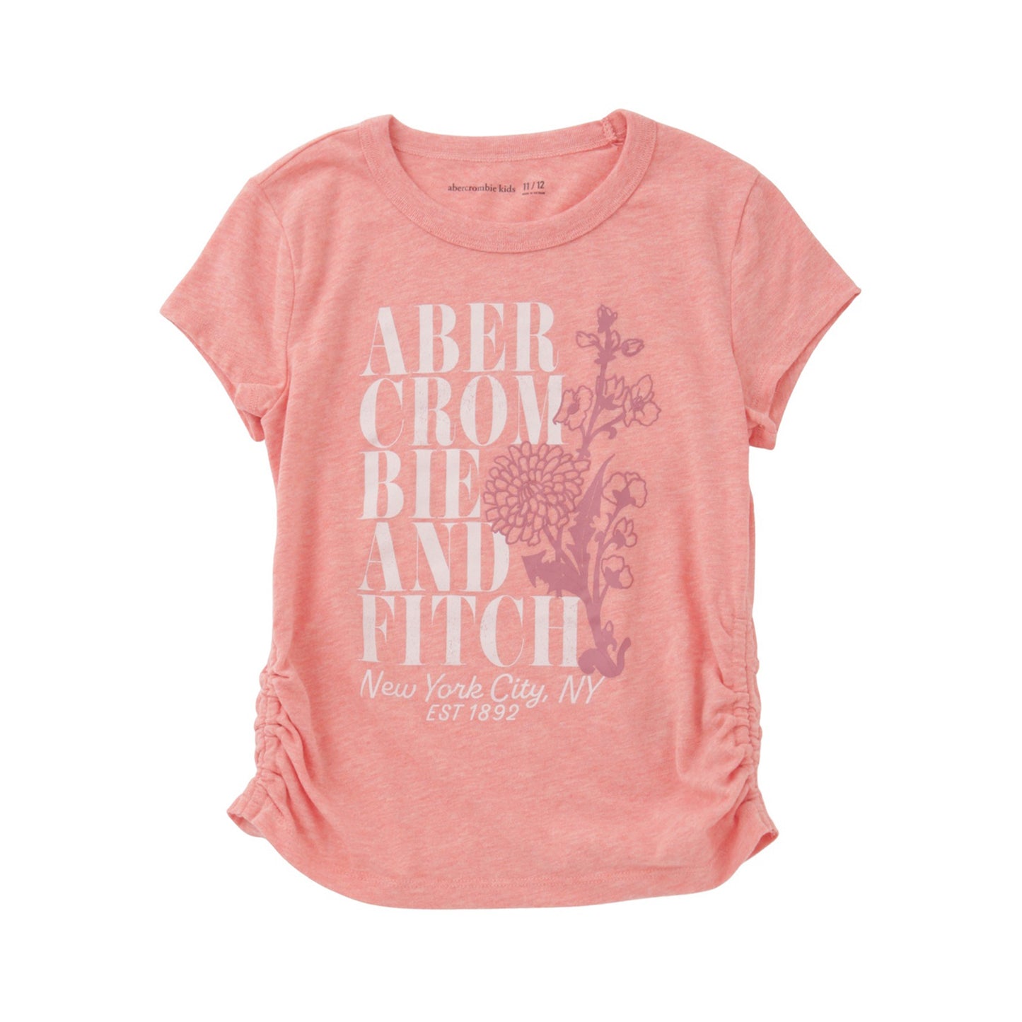 【110-170cm】 Tシャツ A&F(アバクロンビー&フィッチ) AFG ANF FLOWER LOCKUP BABY TEE