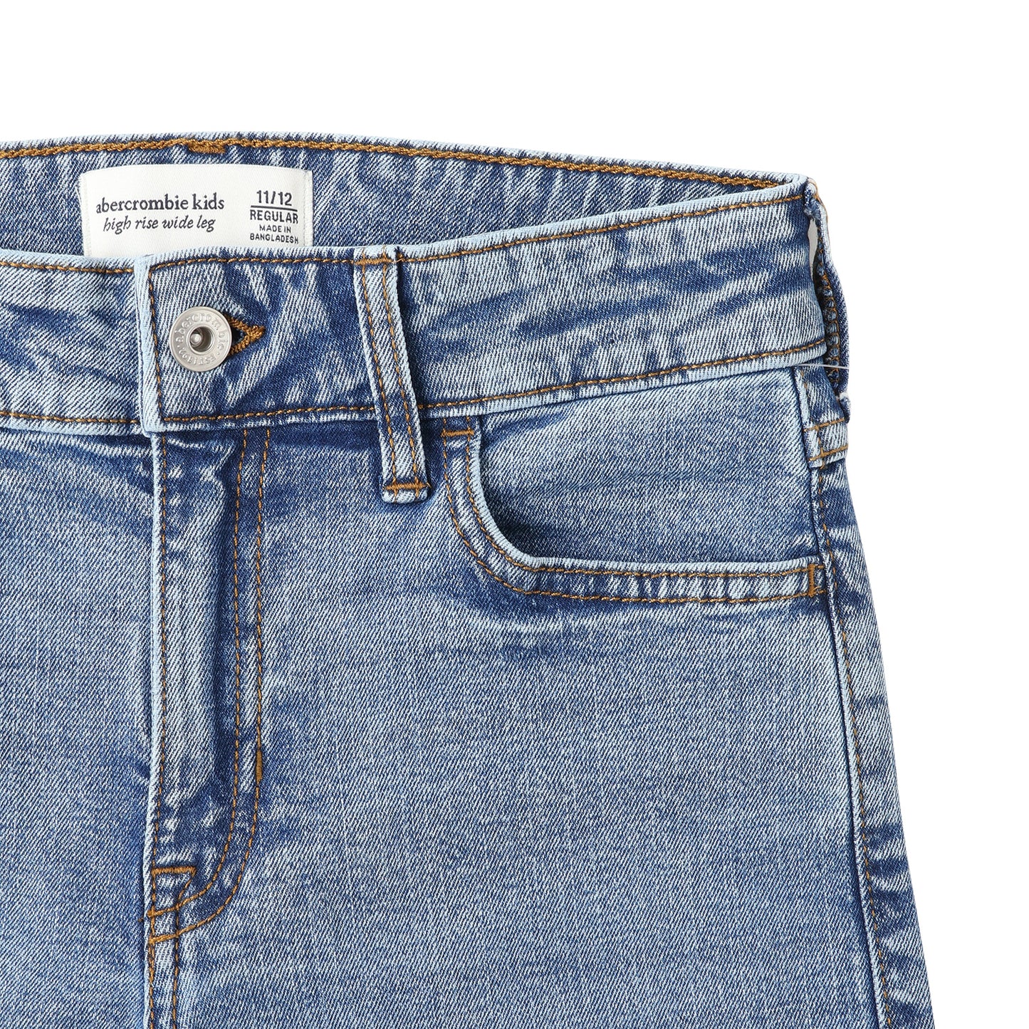 【110-170cm】 パンツ A&F(アバクロンビー&フィッチ) AFG HIGH RISE WIDE LEG JEANS