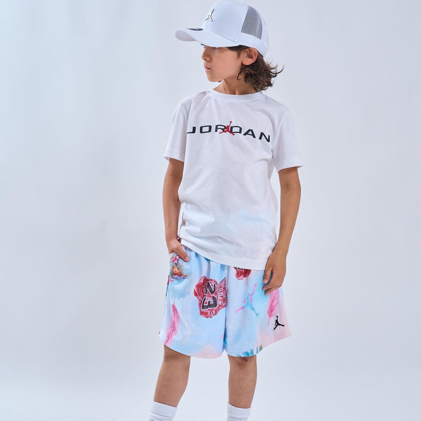ジュニア(130-170cm) Tシャツ JORDAN(ジョーダン) JDB MJ JD AIR STRETCH SS CREW