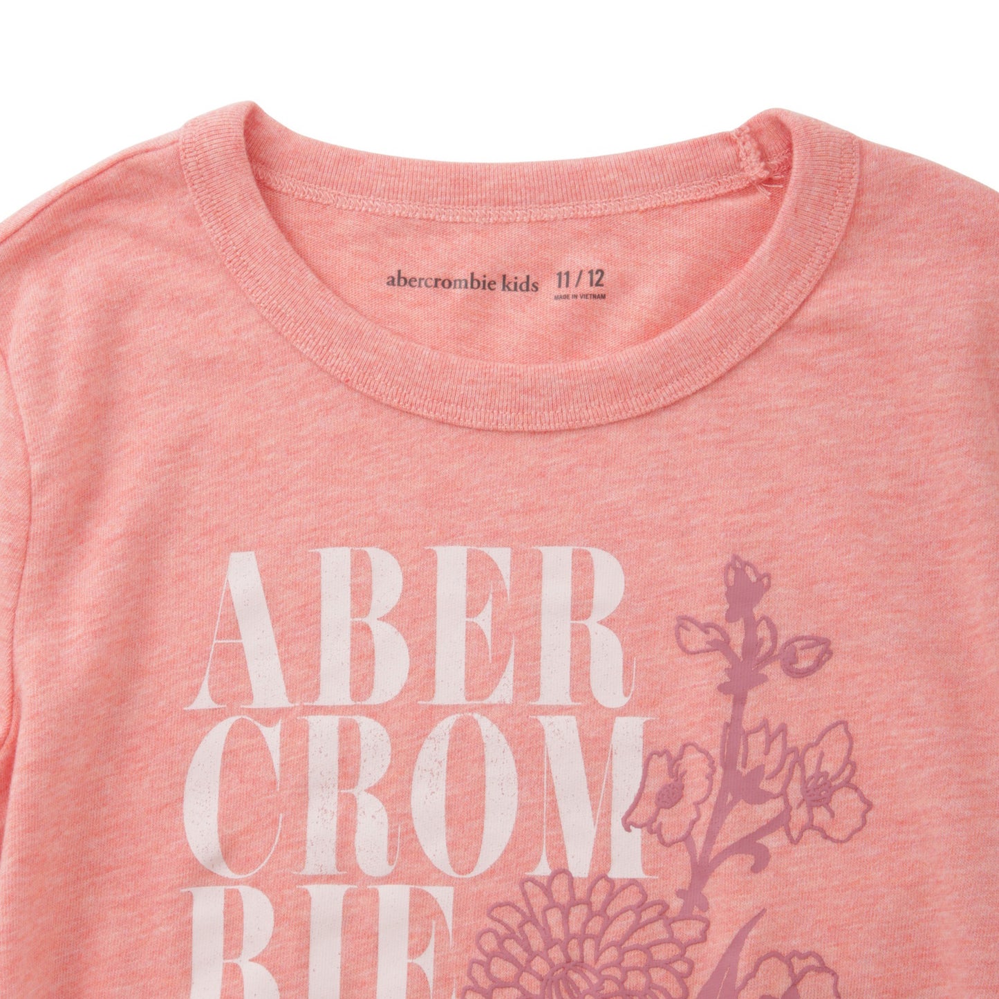 【110-170cm】 Tシャツ A&F(アバクロンビー&フィッチ) AFG ANF FLOWER LOCKUP BABY TEE