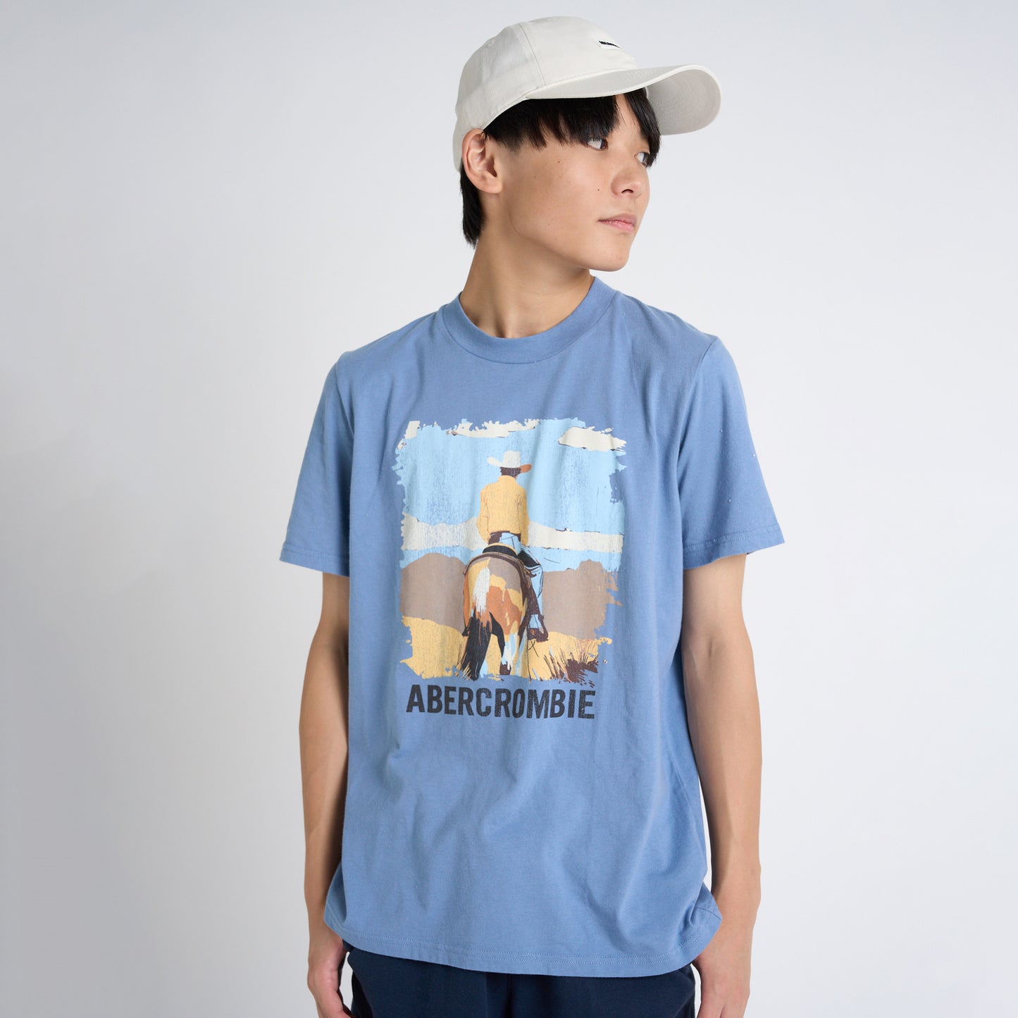 【110-170cm】 Tシャツ A&F(アバクロンビー&フィッチ) AFB BACK TRAIL TEE