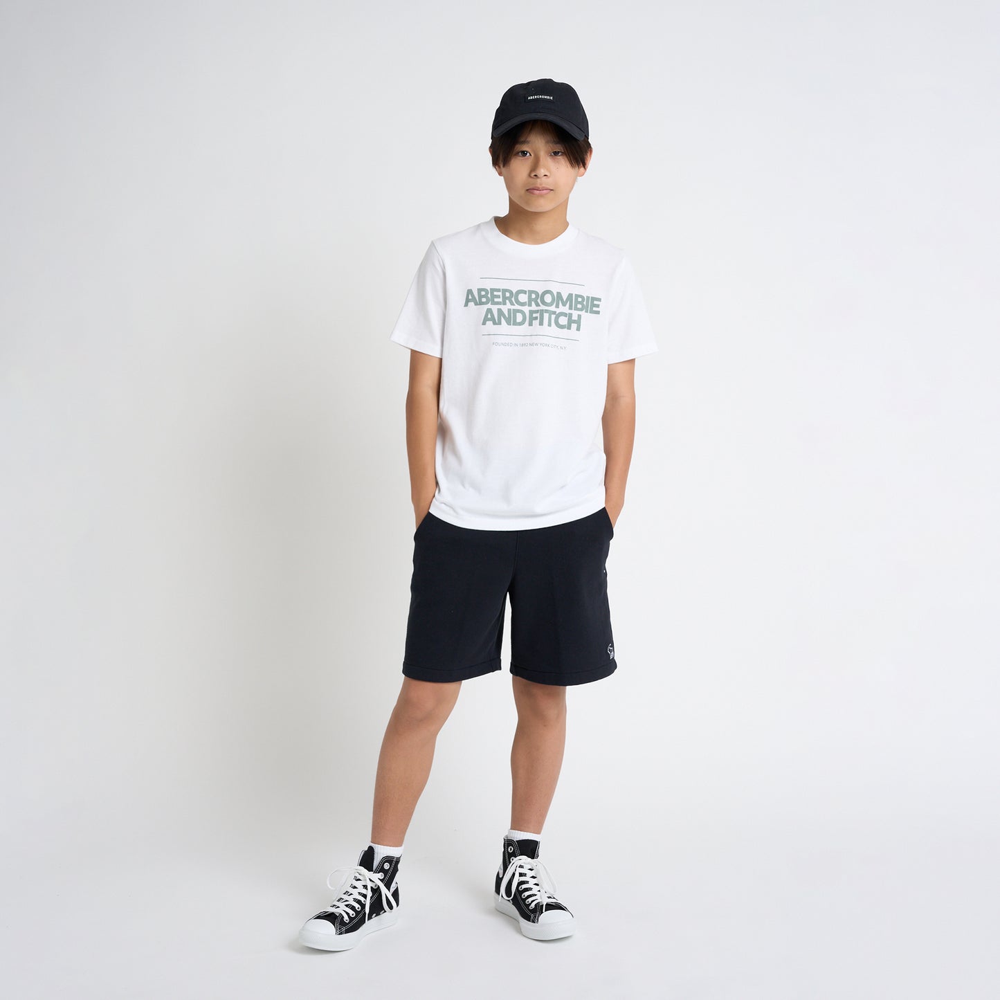 【110-170cm】 Tシャツ A&F(アバクロンビー&フィッチ) AFB CINDER BLOCK TEE