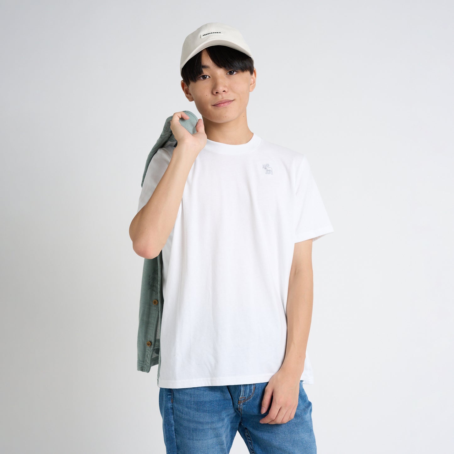 【110-170cm】 Tシャツ A&F(アバクロンビー&フィッチ) AFBSHORT SLEEVE ESSENTIAL TEE