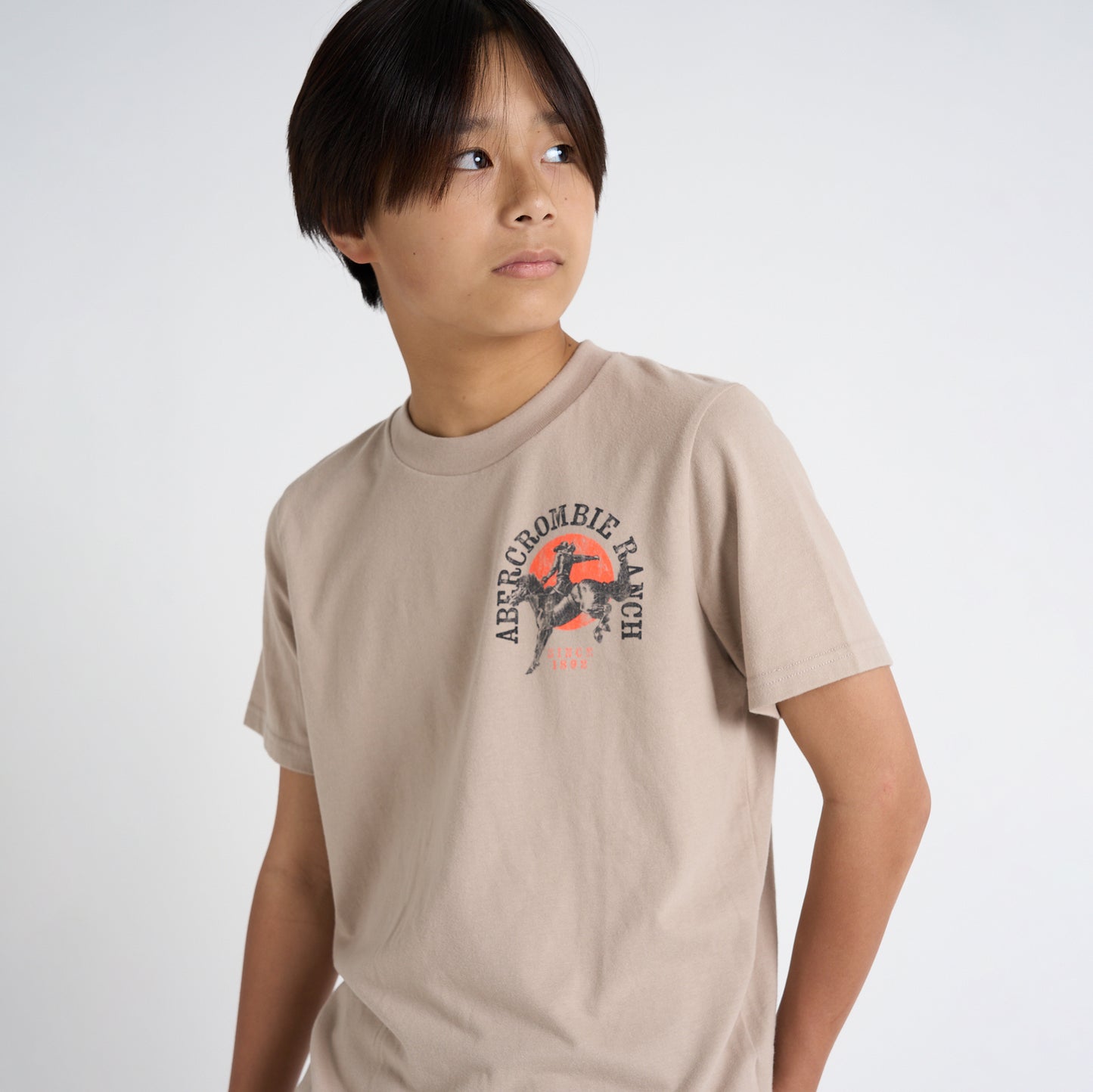【110-170cm】 Tシャツ A&F(アバクロンビー&フィッチ) AFB GIDDY UP TEE