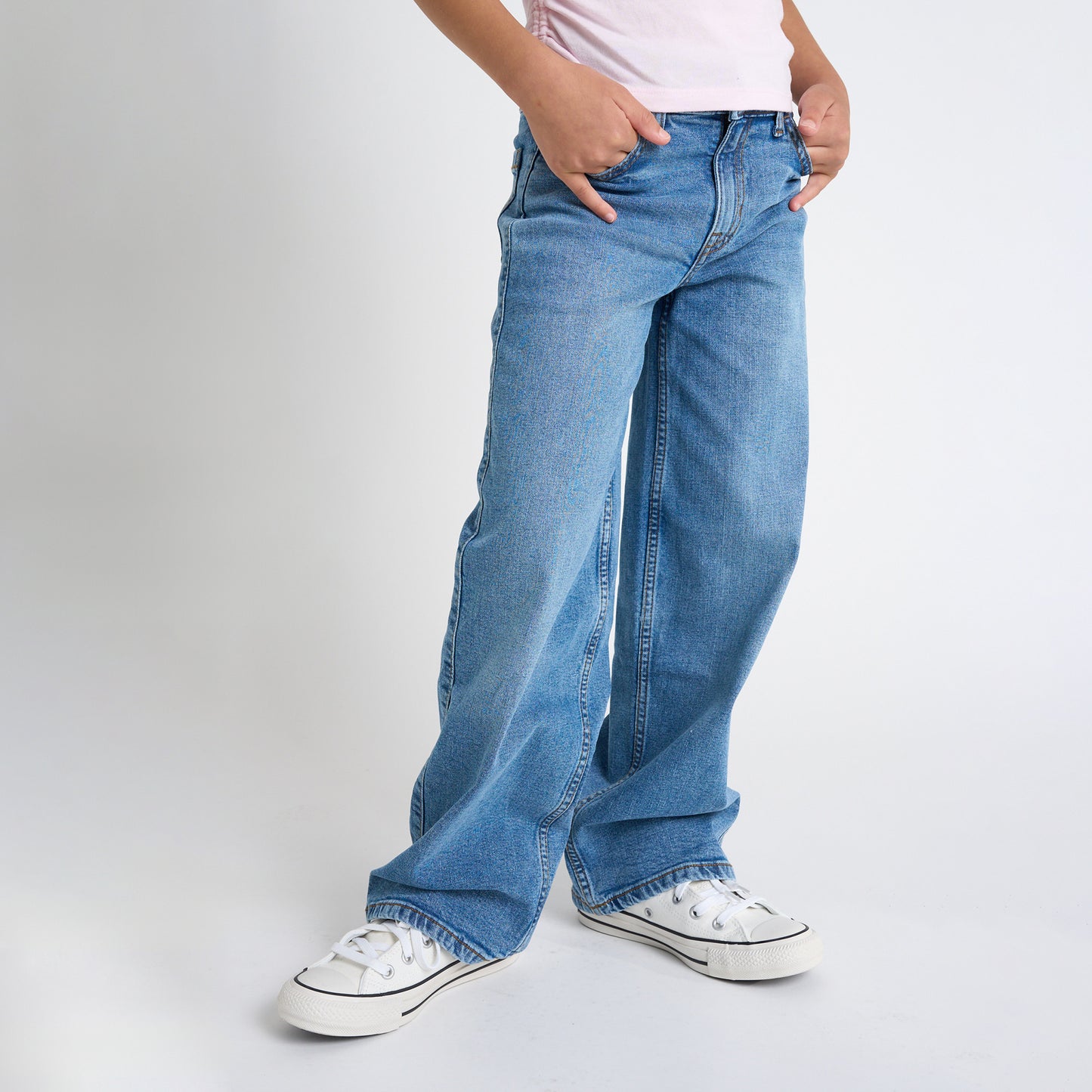 【110-170cm】 パンツ A&F(アバクロンビー&フィッチ) AFG HIGH RISE WIDE LEG JEANS