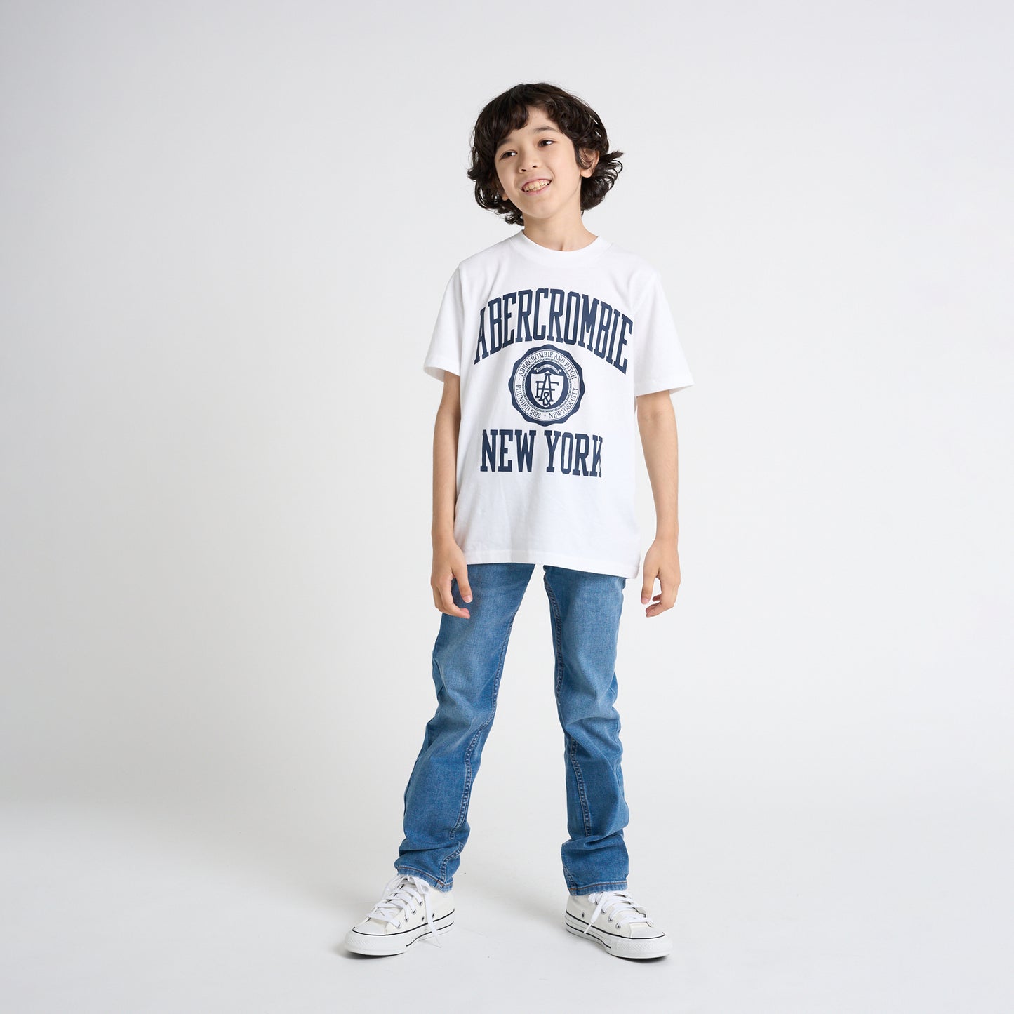【110-170cm】 Tシャツ A&F(アバクロンビー&フィッチ) AFB IVY LEAGUE TEE