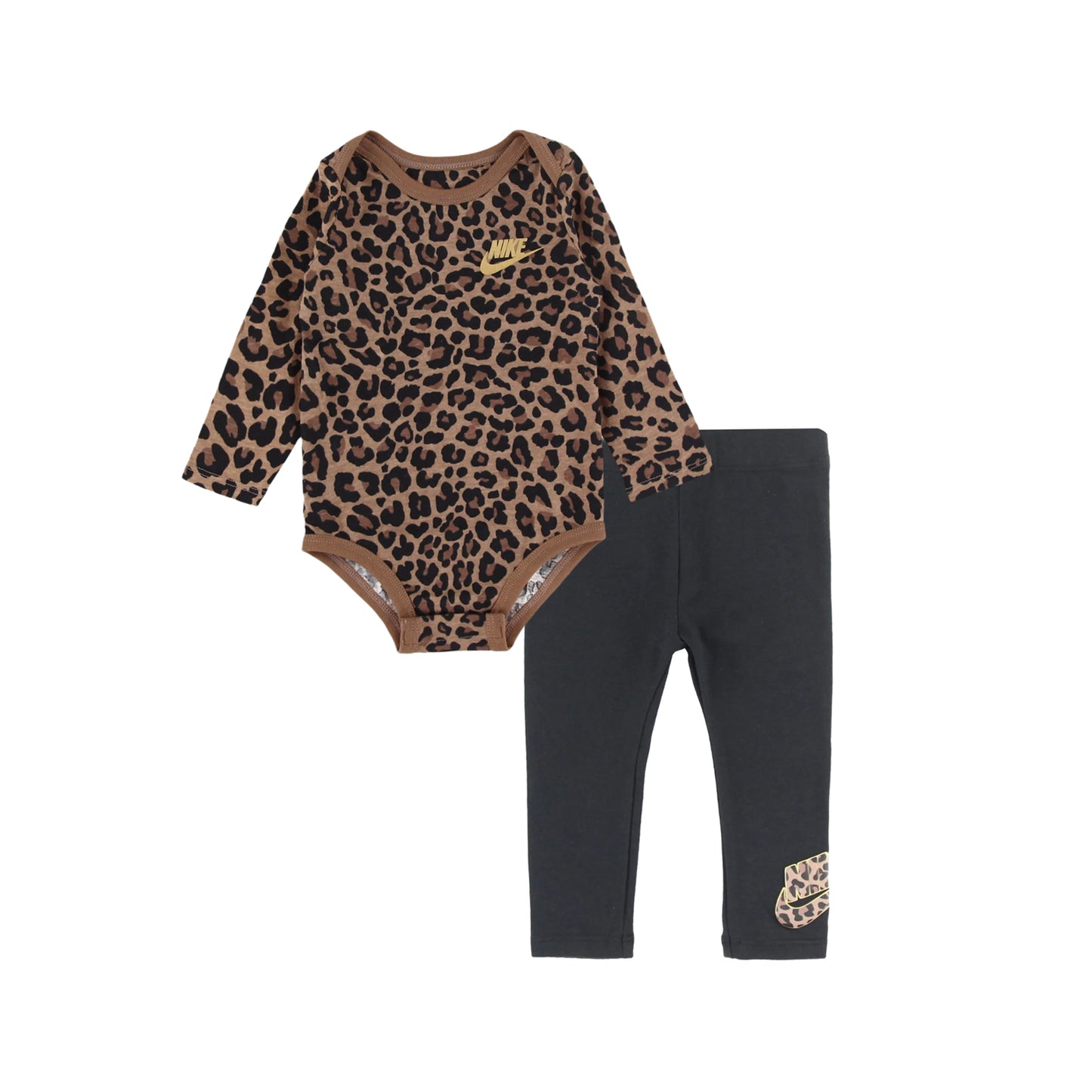 ベビー(12M) セット商品 NIKE(ナイキ) NKG LEOPARD BODYSUIT PANT SET