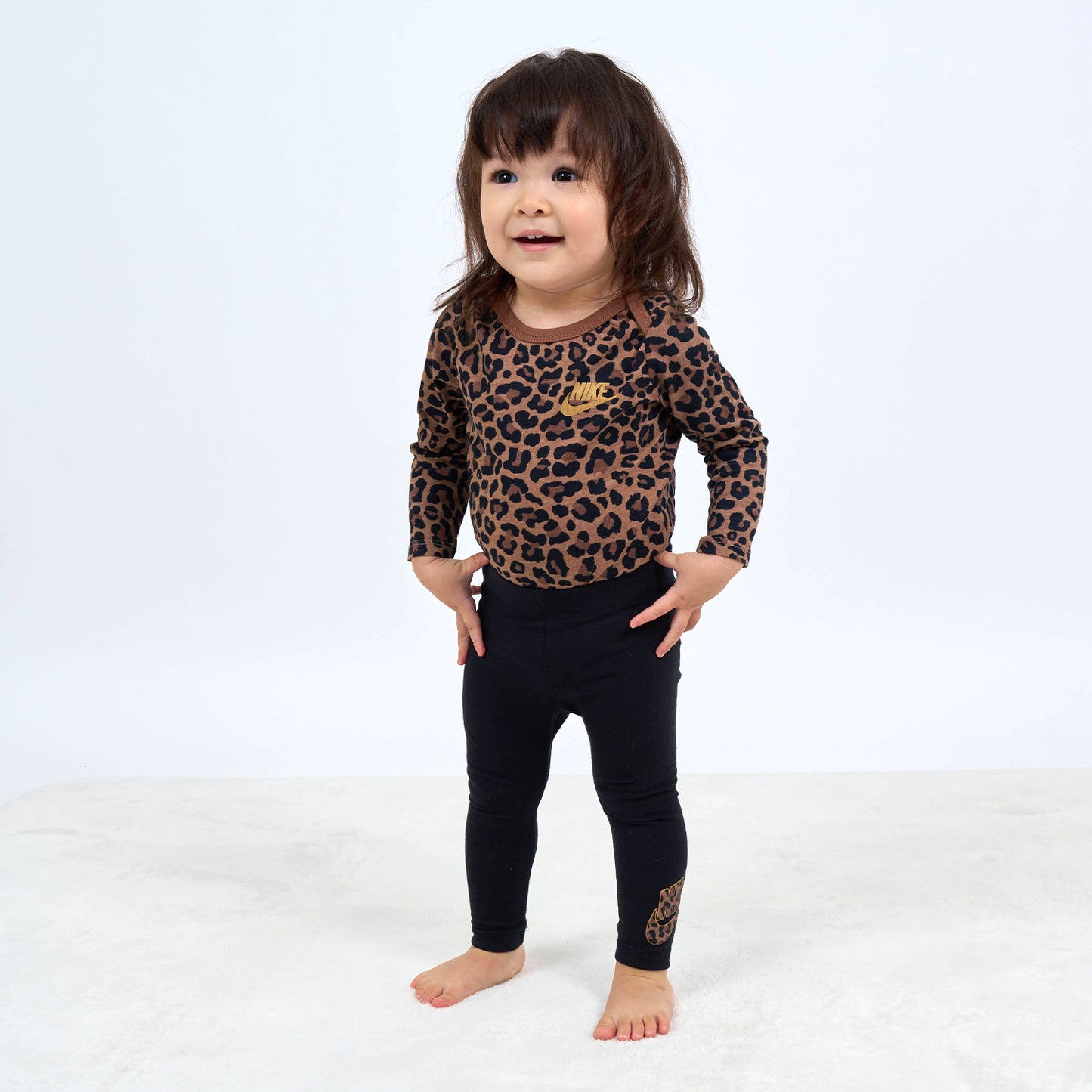 ベビー(12M) セット商品 NIKE(ナイキ) NKG LEOPARD BODYSUIT PANT SET