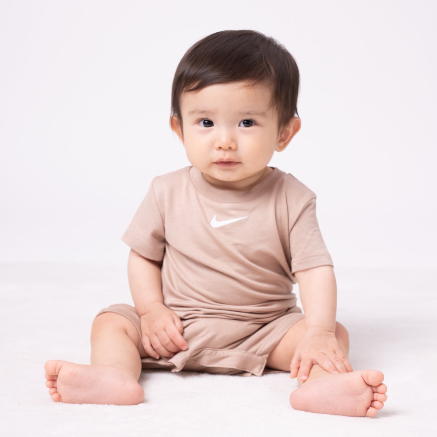 【公式限定】ベビー(55-70cm) NIKE(ナイキ) ロンパース NKN ESSENTAILS 2PK ROMPER
