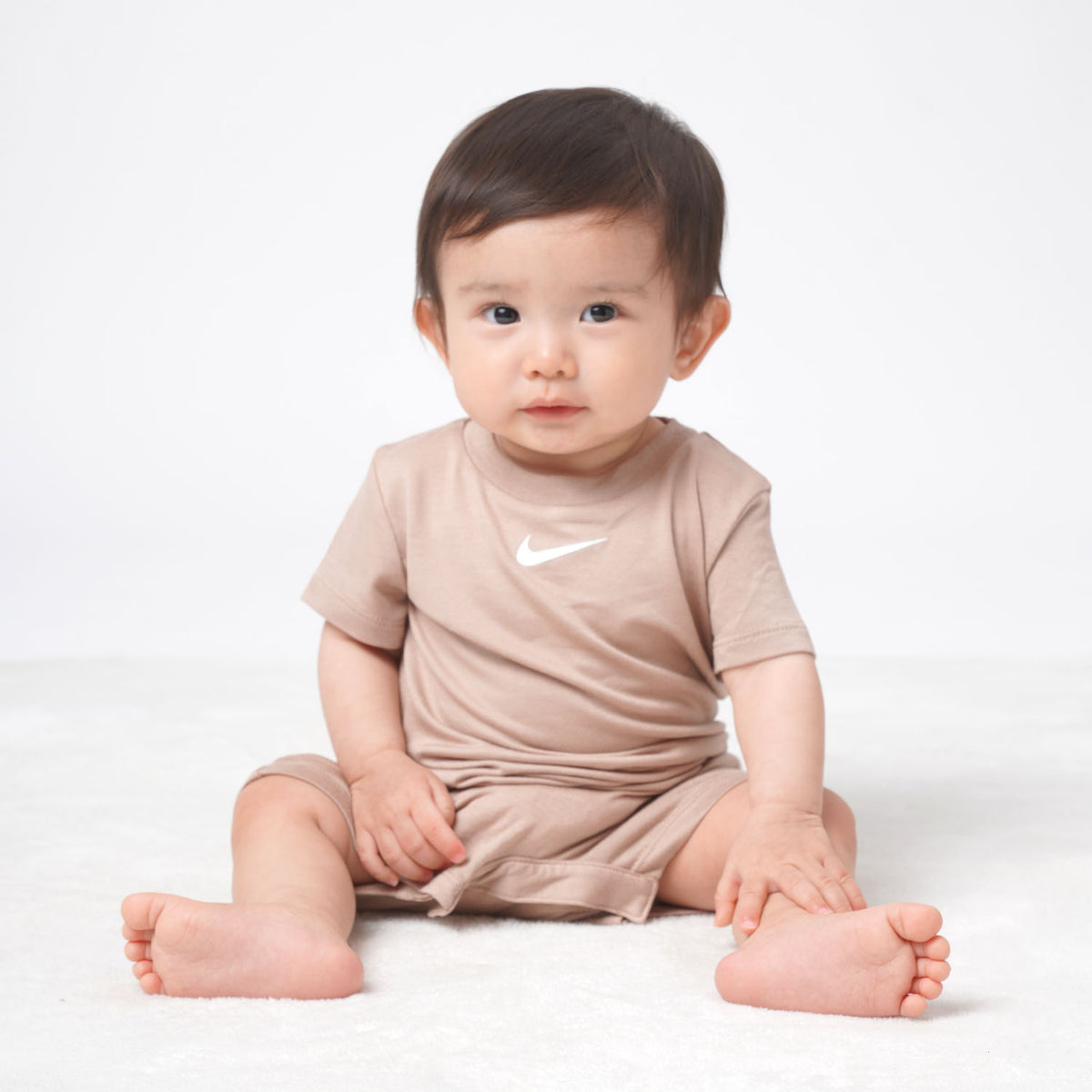 【公式限定】ベビー(55-70cm) NIKE(ナイキ) ロンパース NKN ESSENTAILS 2PK ROMPER