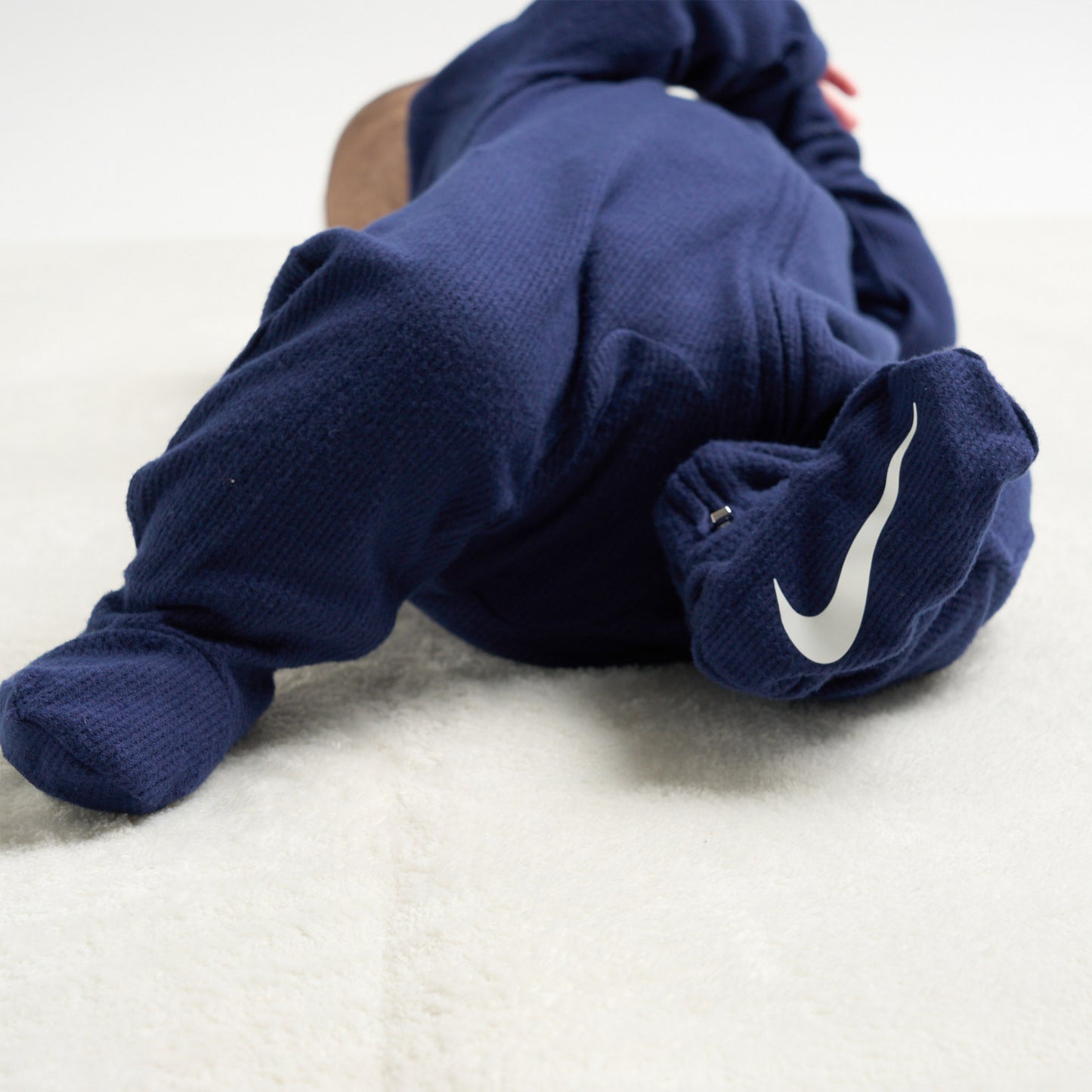 ベビー(55-70cm) ロンパース NIKE(ナイキ) NKN VISCOSE WAFFLE FOOTED COVE