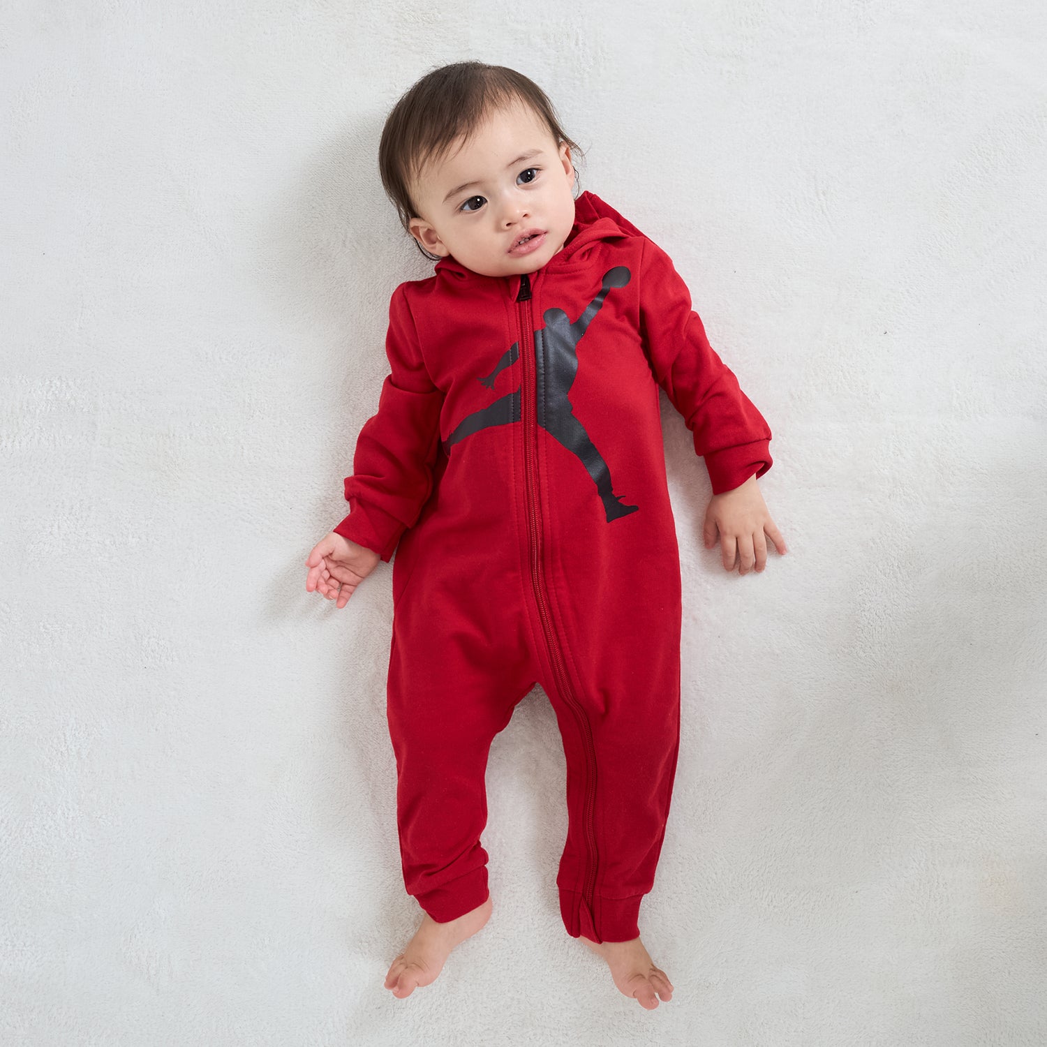 ベビー(80-90cm) ロンパース JORDAN(ジョーダン) HBR JUMPMAN COVERALL
