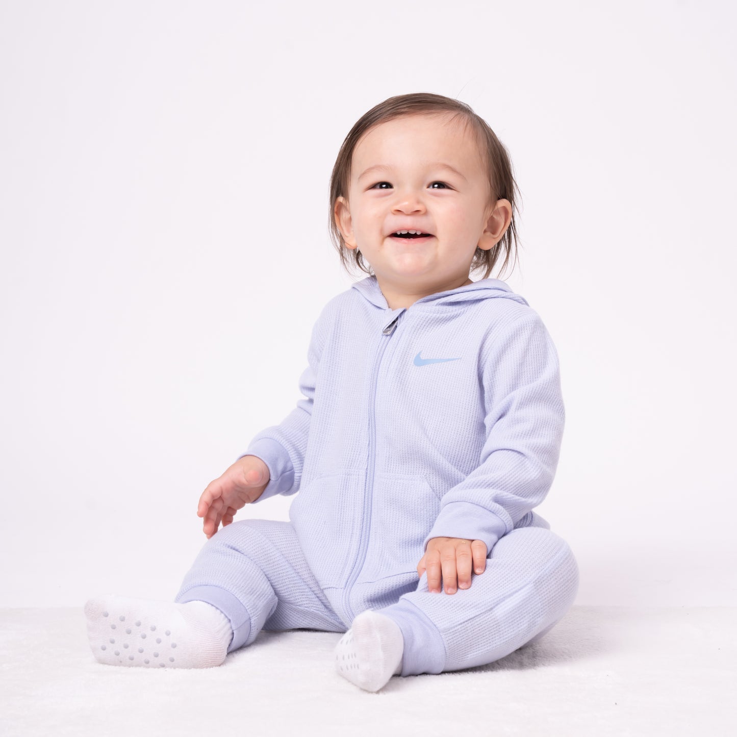 【公式限定】ベビー(80-90cm) NIKE(ナイキ) ロンパース NKN NON-FOOTED WAFFLE COVERALL