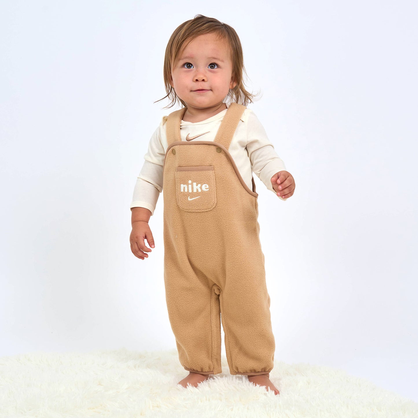 ベビー(80-90cm) セット商品 NIKE(ナイキ) NKN PLUSH FLEECE OVERALL SET