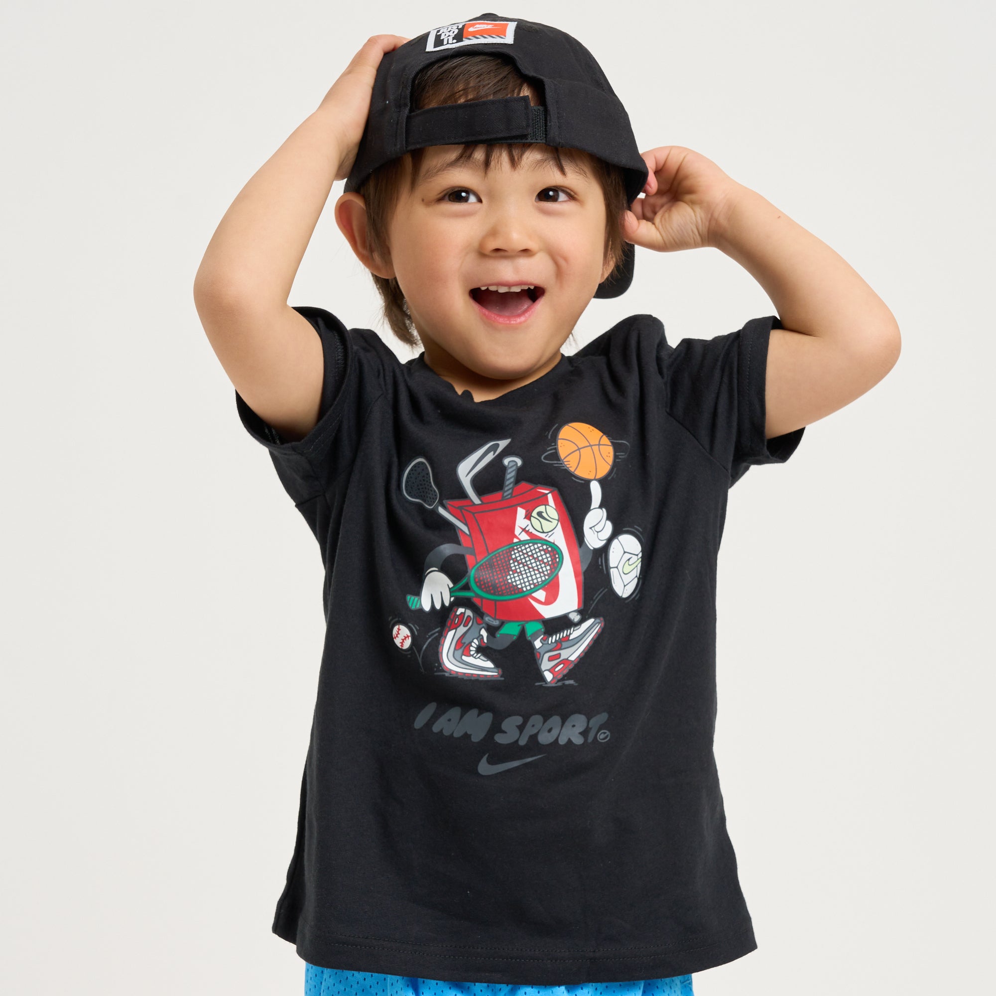公式限定】トドラー(90-100cm) NIKE(ナイキ) 半袖Tシャツ NKB I AM