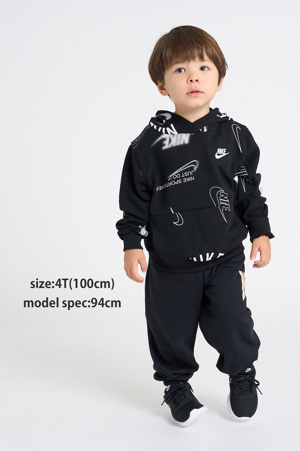 トドラー(90-100cm) トレーナー/パーカー NIKE(ナイキ) NKN CLUB BRAND ENERGY AOP HOOD