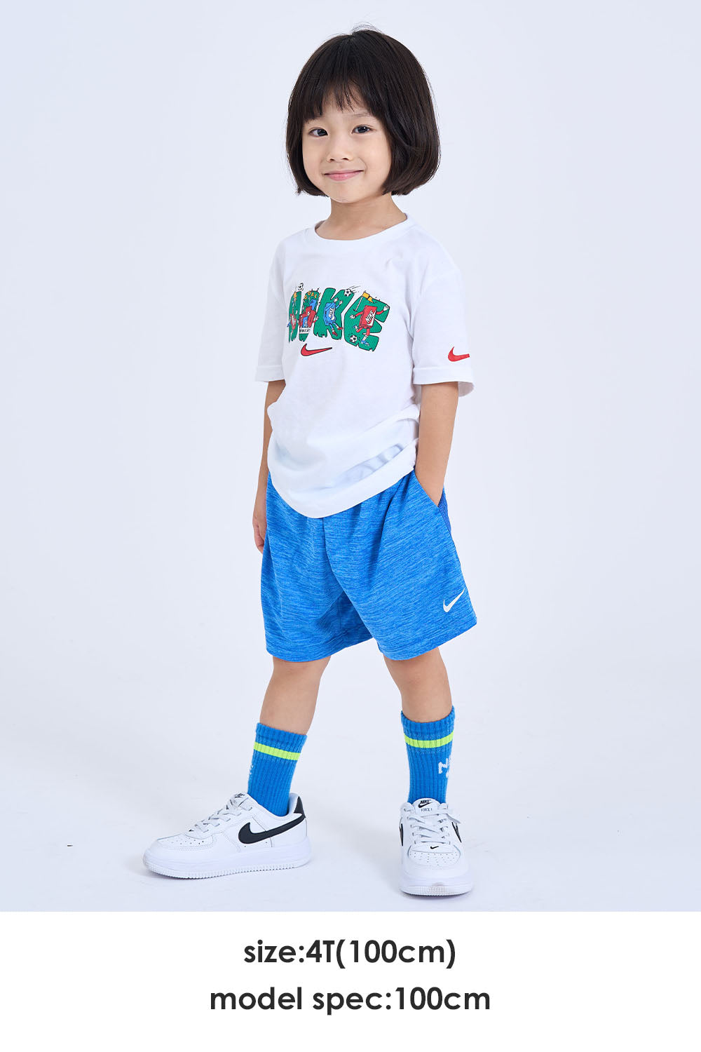 トドラー(90-100cm) NIKE(ナイキ) 半袖Tシャツ NKB BOXY MULTI SPORT GRAPHIC T