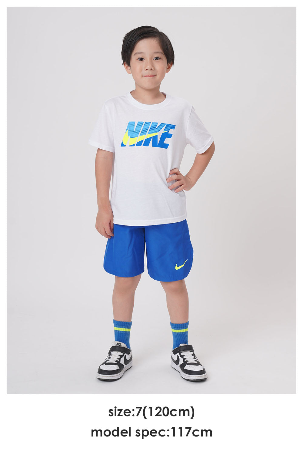 キッズ(105-120cm) NIKE(ナイキ) セットアップ NKB B NK WOVEN SHORT SET