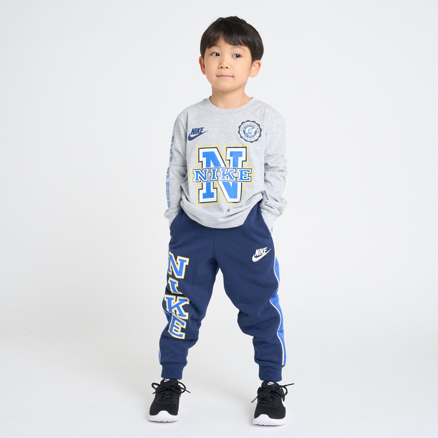 キッズ(105-120cm) Tシャツ NIKE(ナイキ) NKB ATHLETICS L/S TEE