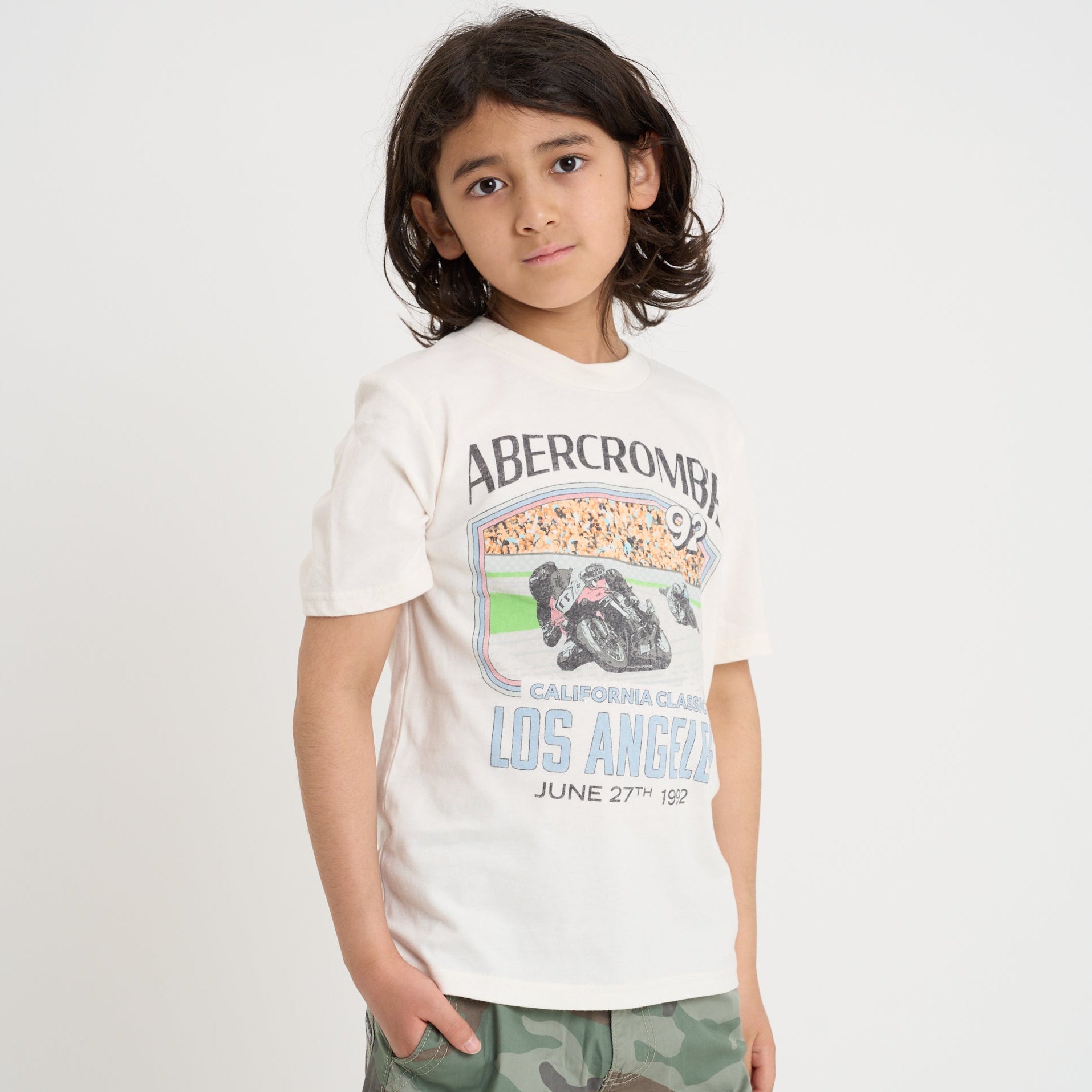110-170cm】 A&F(アバクロンビー&フィッチ) 半袖Tシャツ AFB 