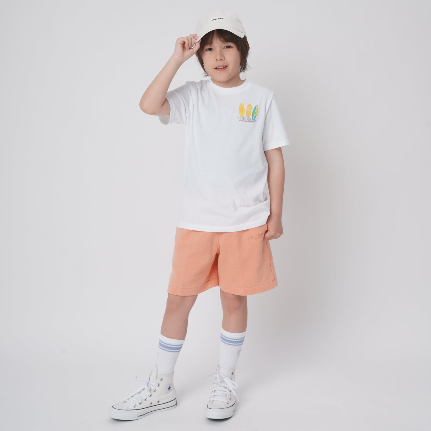 【110-170cm】 A&F(アバクロンビー&フィッチ) 半袖Tシャツ AFB AMALFI COAST SURF CONTEST