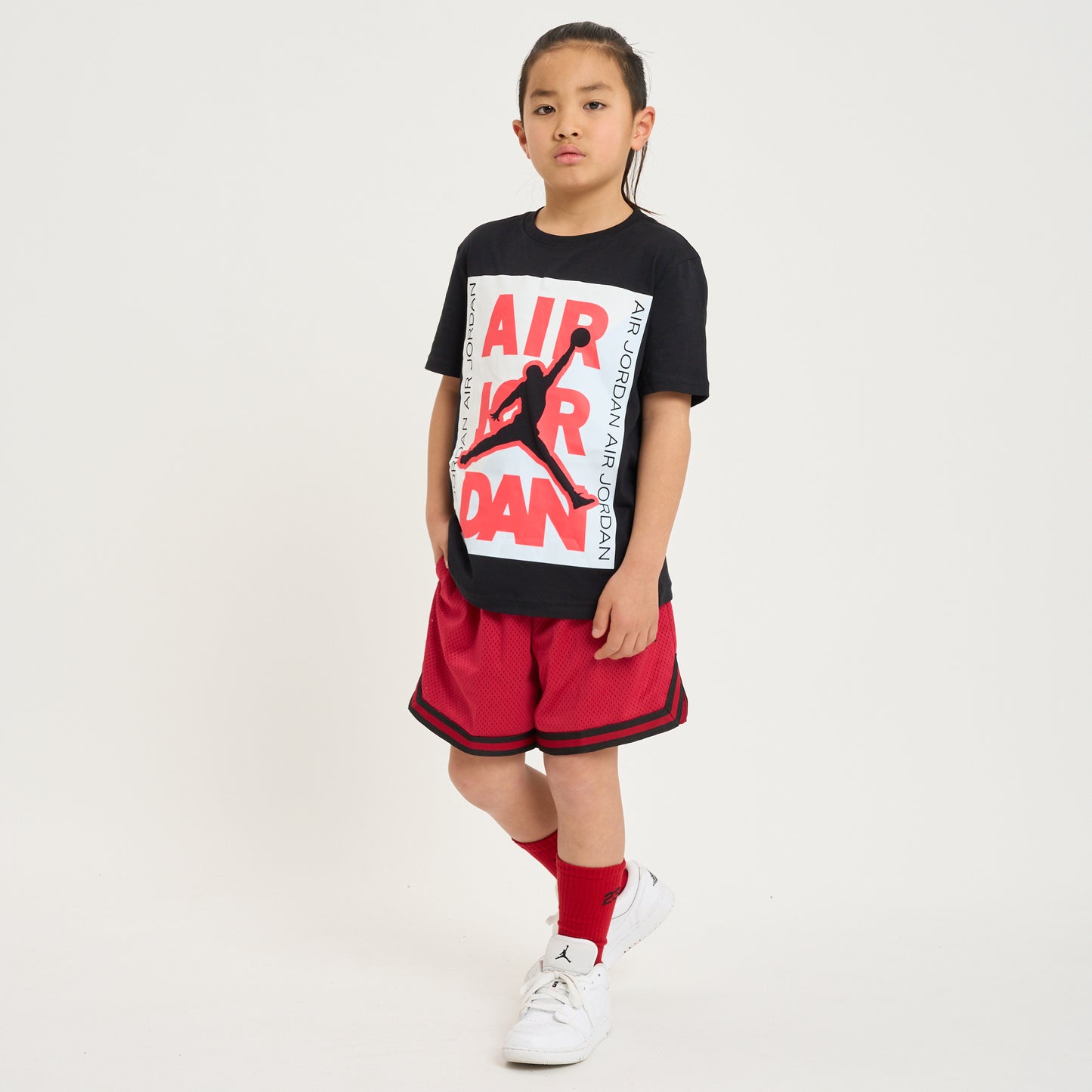 ジュニア(130-170cm) ショートパンツ JORDAN(ジョーダン) JDB TAPING MESH SHORT