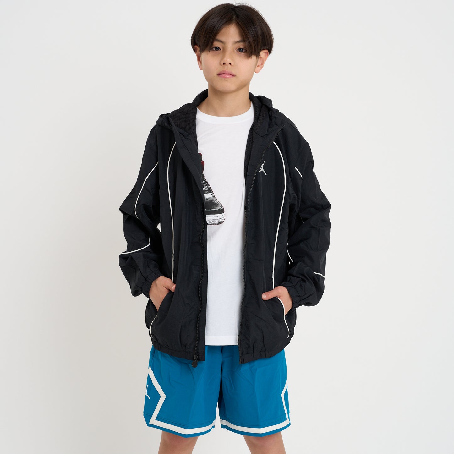 ジュニア(130-170cm) JORDAN(ジョーダン) ハーフパンツ JDB MJ DIAMOND WOVEN SHORT