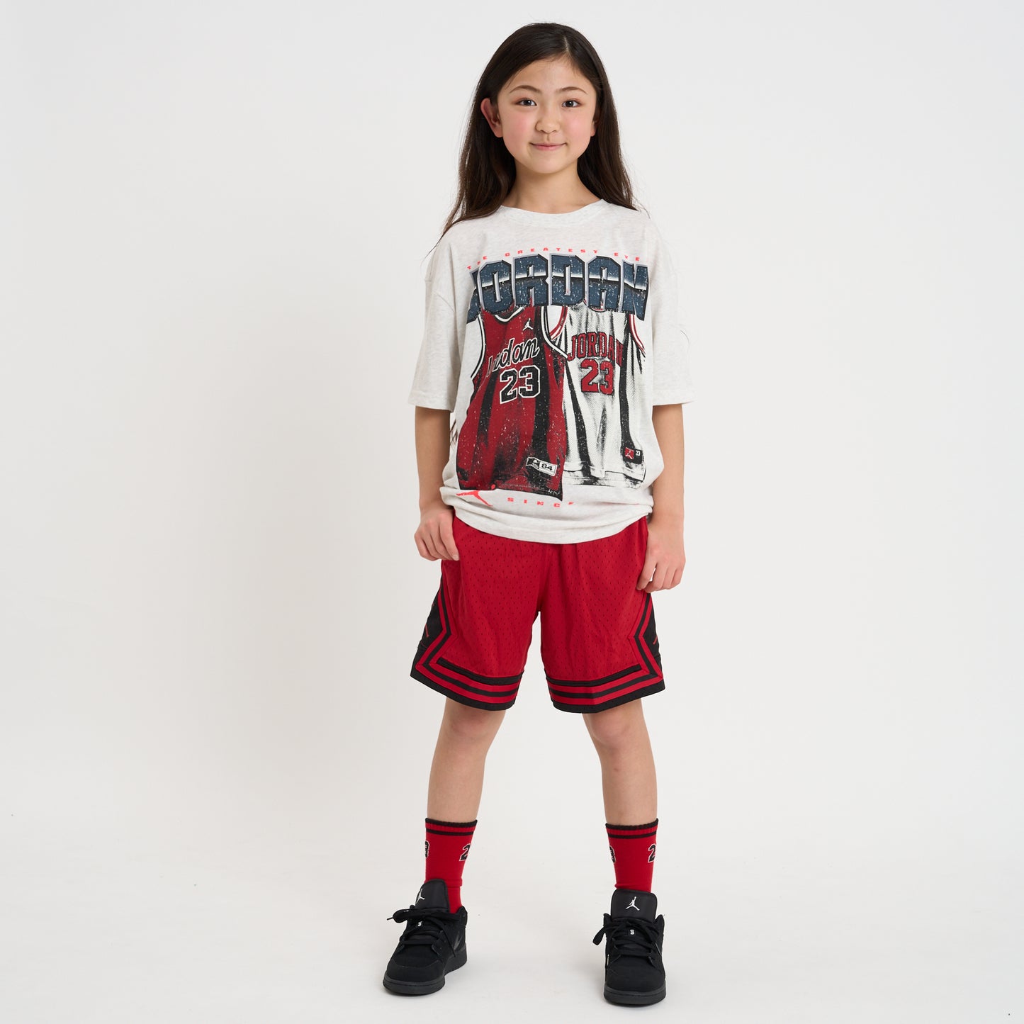 ジュニア(130-170cm) JORDAN(ジョーダン) 半袖Tシャツ JDB HOME AND AWAY