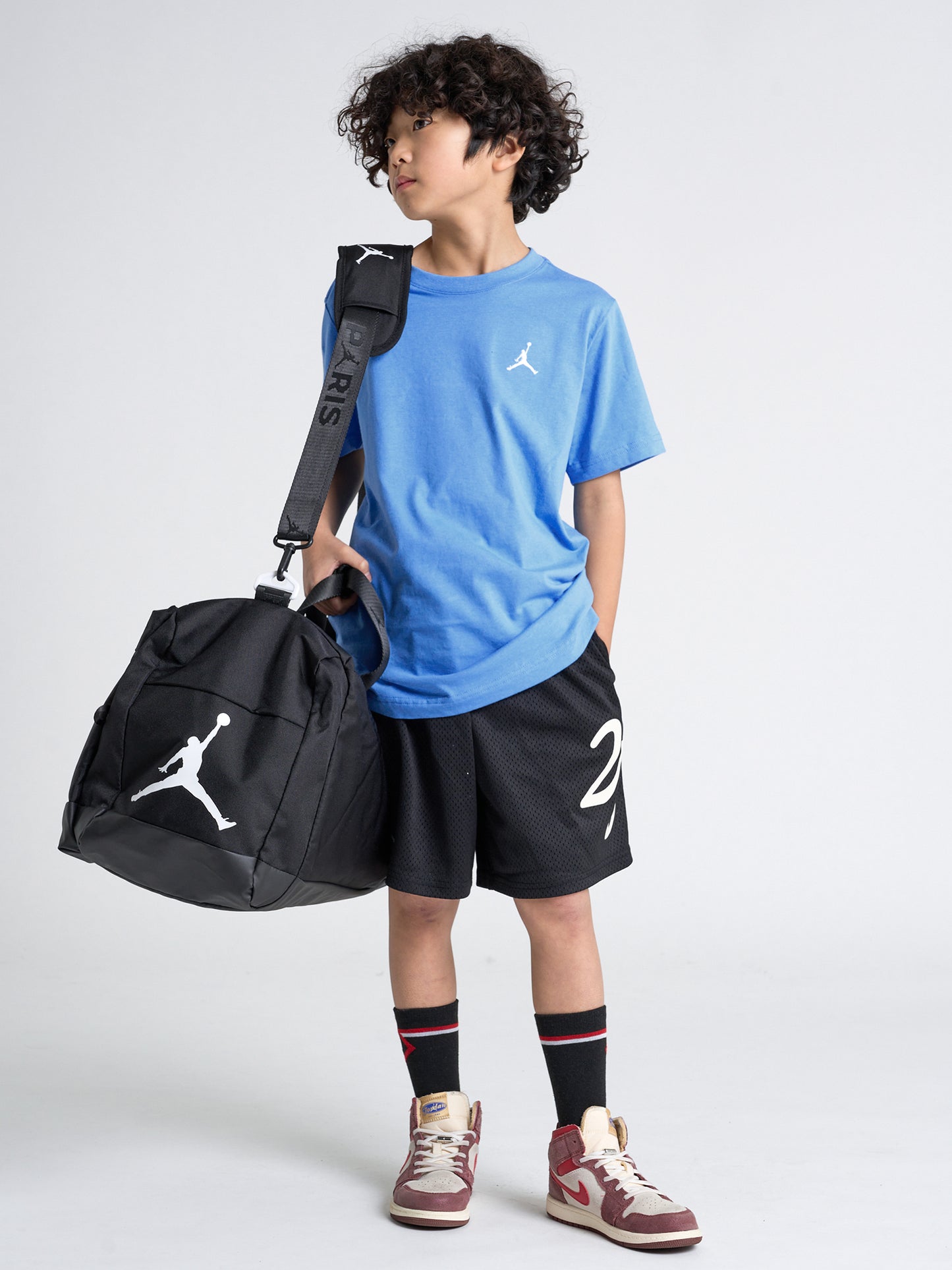 ジュニア(130-170cm) Tシャツ JORDAN(ジョーダン) JDB JUMPMAN AIR EMB