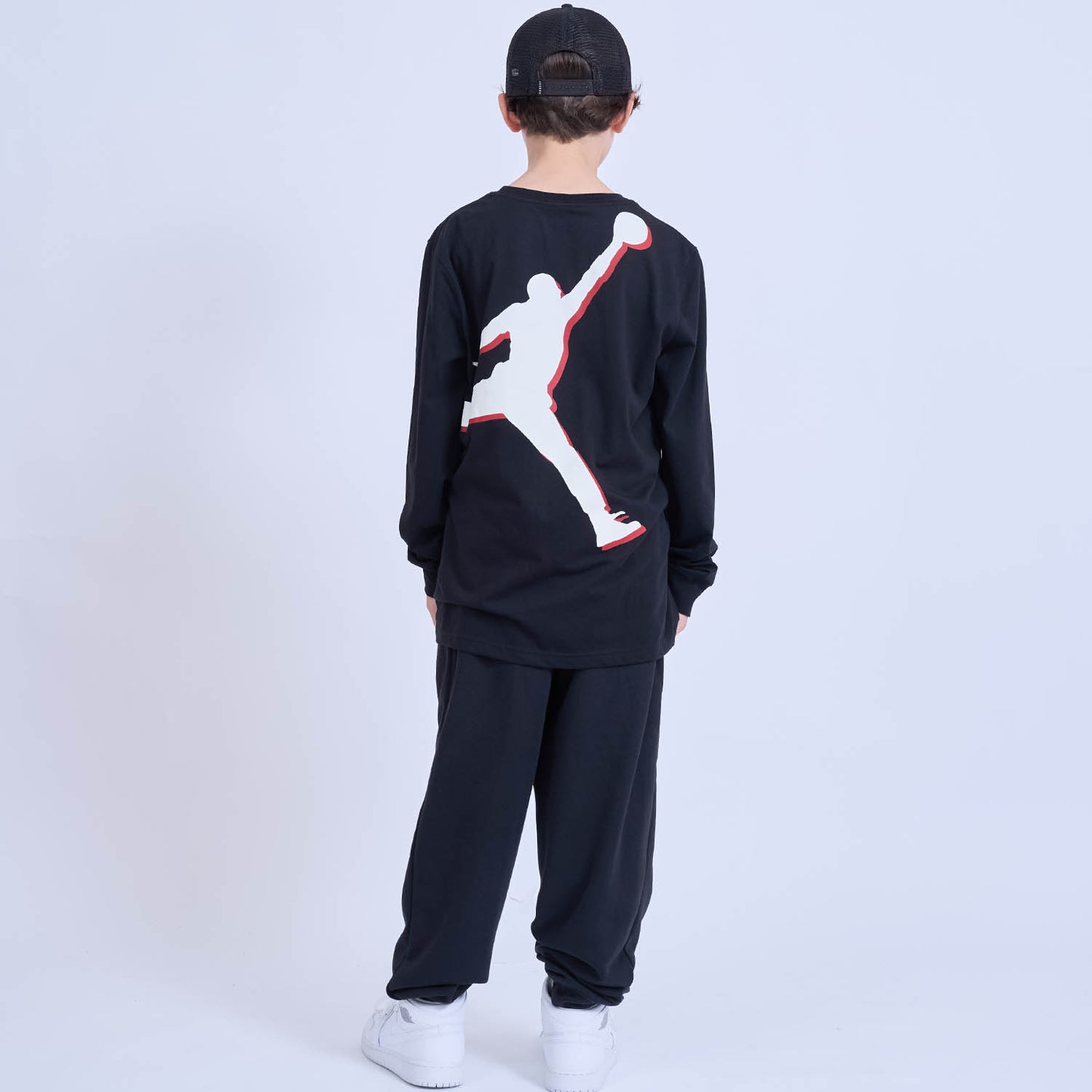 ジュニア(130-170cm) Tシャツ JORDAN(ジョーダン) JDB AJB LABEL LS-TEE