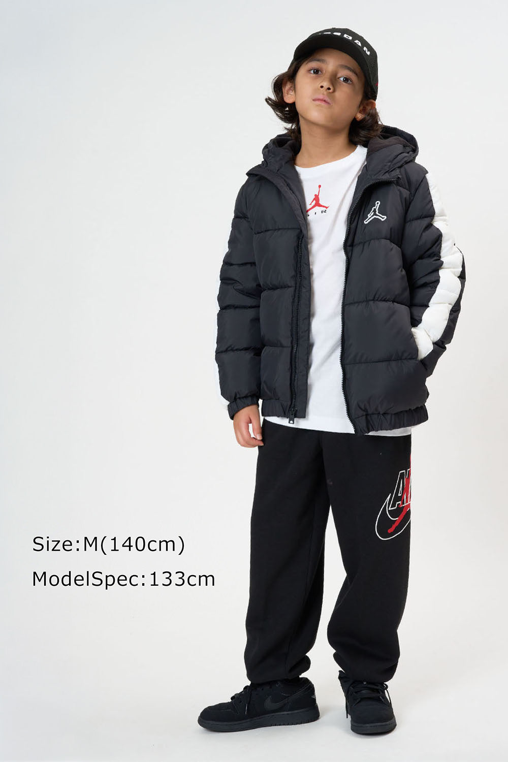 ジュニア(130-170cm) JORDAN(ジョーダン) ジャケット JDB COLOR BLOCK PUFFER JACKET