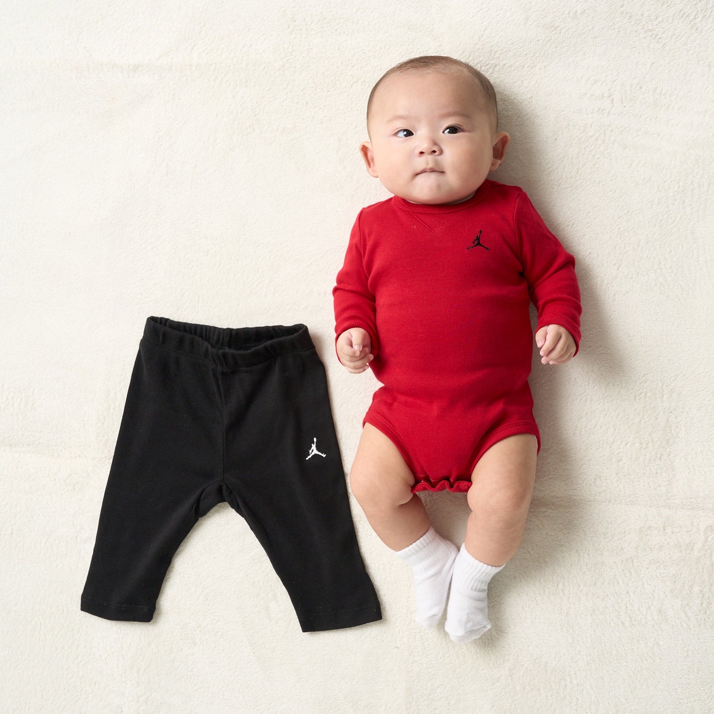 ベビー(65-80cm) セット商品 JORDAN(ジョーダン) JHN LONG SLEEVE ESST BOX SET