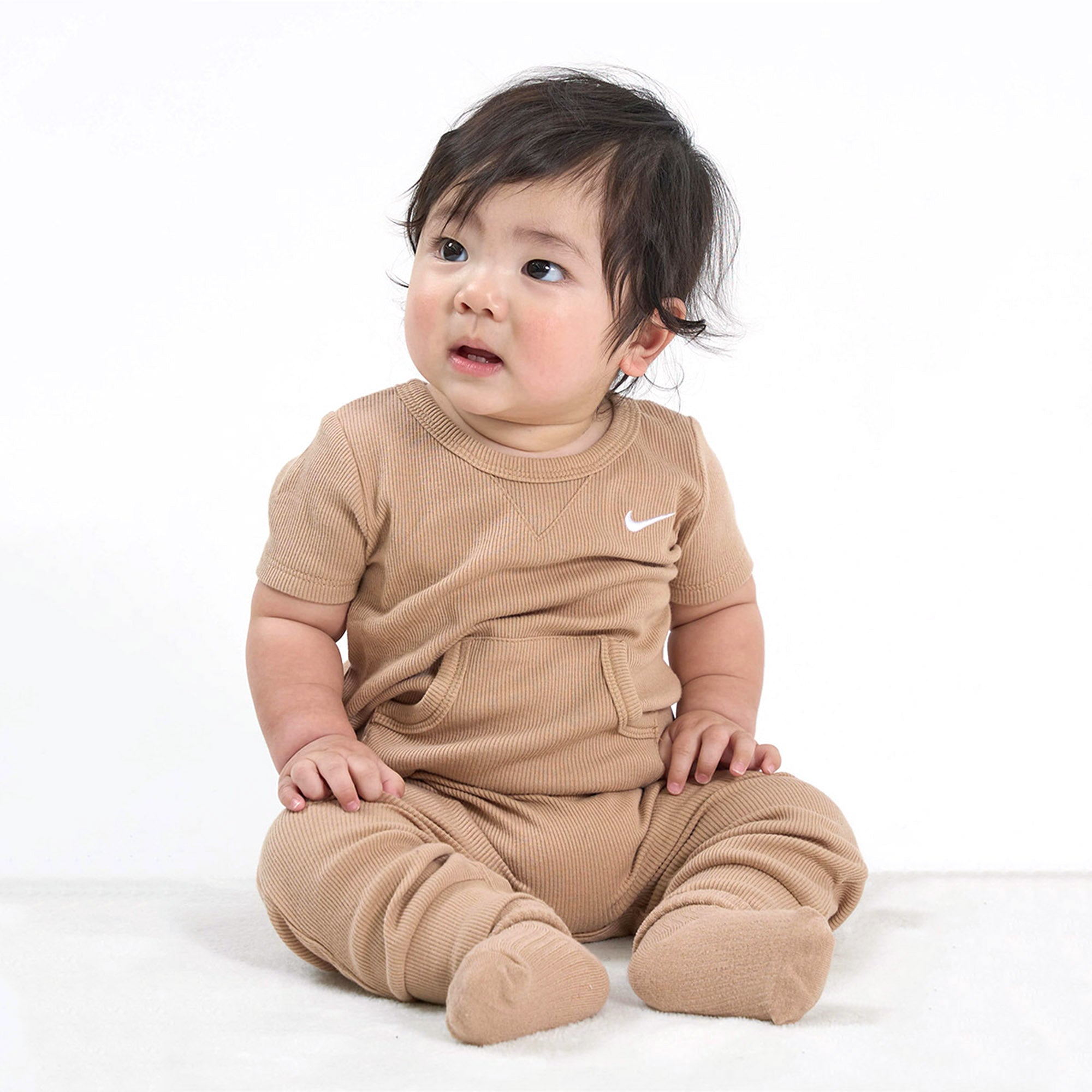 ベビー(6-12M) セット商品 NIKE(ナイキ) NHN NIKE RIB S/S ROMPER 