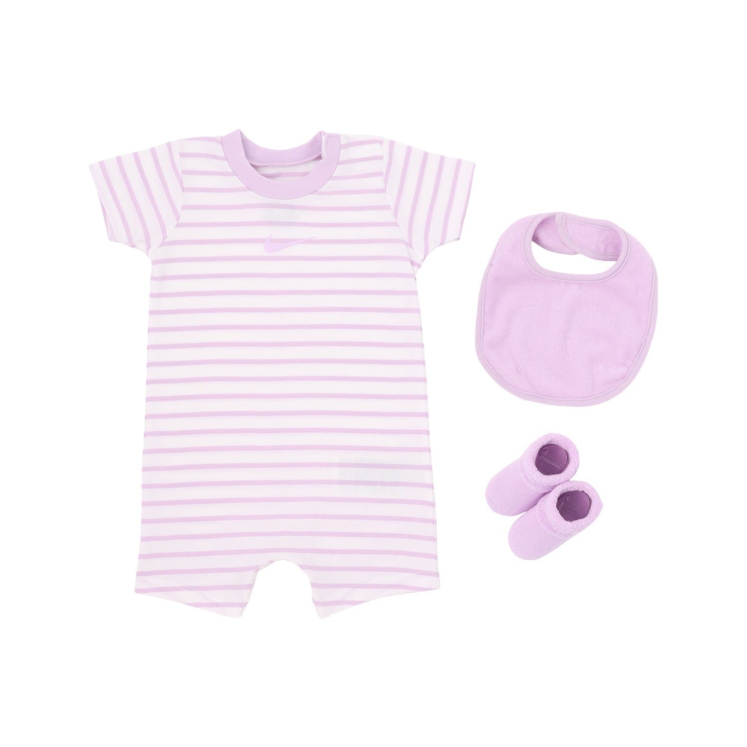 ベビー(80-90cm) NIKE(ナイキ) セットアップ NHN 3PK TERRY ROMPER SET
