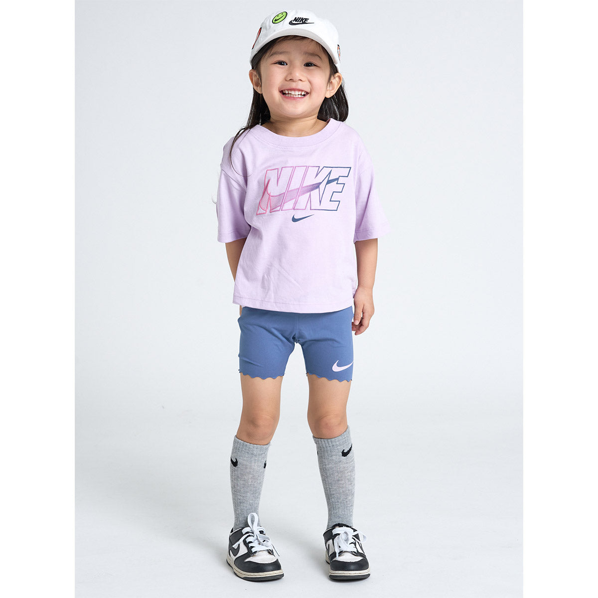 キッズ(105-120cm) セット商品 NIKE(ナイキ) NKG SWOOSH MOTION BIKE SHORT S