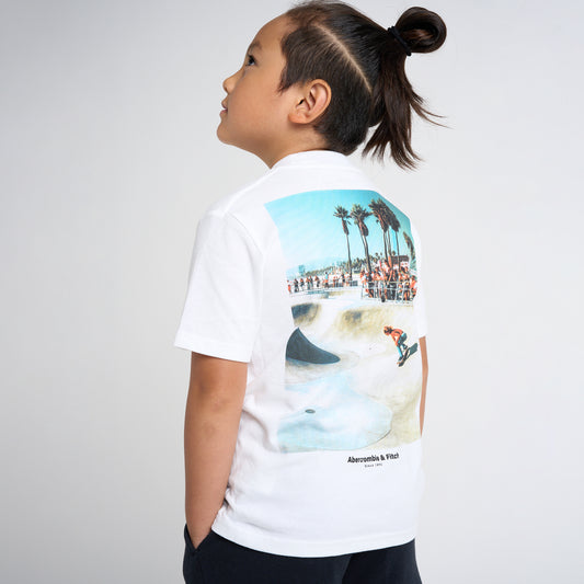 【110-170cm】 Tシャツ A&F(アバクロンビー&フィッチ) AFB SKATE PARK TEE