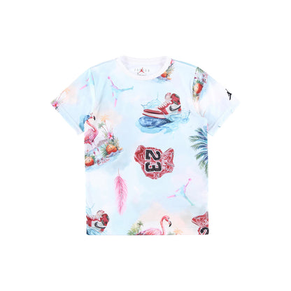 ジュニア(130-170cm) Tシャツ JORDAN(ジョーダン) JDB JORDAN FLAMINGO AOP SS TEE