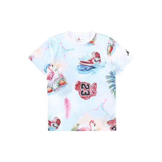 ジュニア(130-170cm) Tシャツ JORDAN(ジョーダン) JDB JORDAN FLAMINGO AOP SS TEE