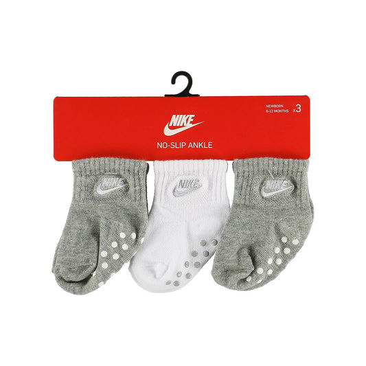 ソックス(8-10cm) NIKE(ナイキ) FUTURA INF/TOD ANKLE NO SLIP 3PK 6-12M