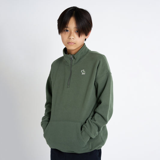 【110-170cm】 トレーナー/パーカー A&F(アバクロンビー&フィッチ) AFB ESSENTIAL 1/4 ZIP MOCK NEC