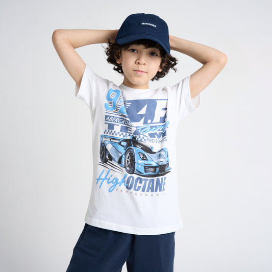【110-170cm】 Tシャツ A&F(アバクロンビー&フィッチ) AFB F1 ZOOM TEE